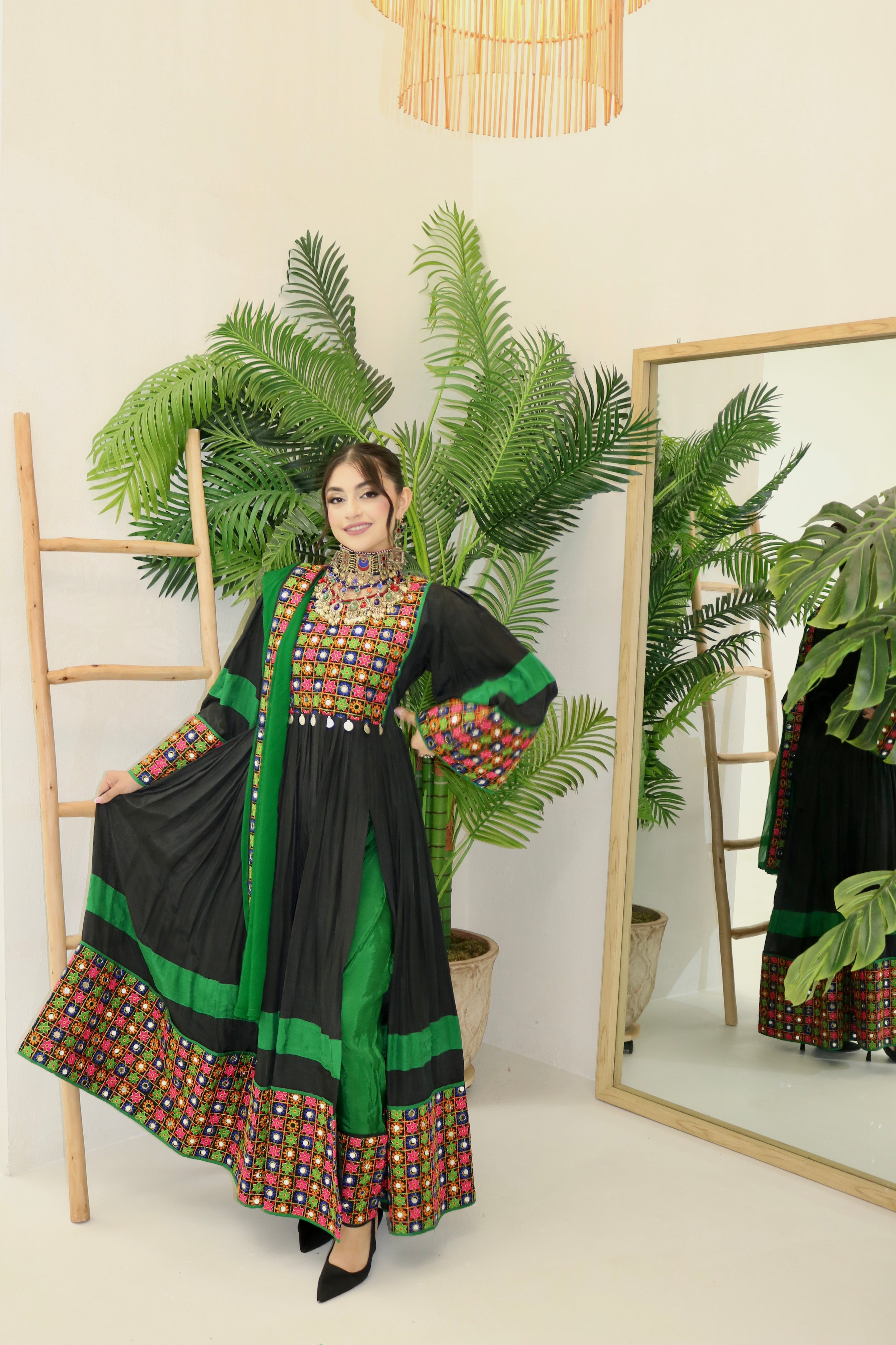 Benesh Afghan Kuchi Dress