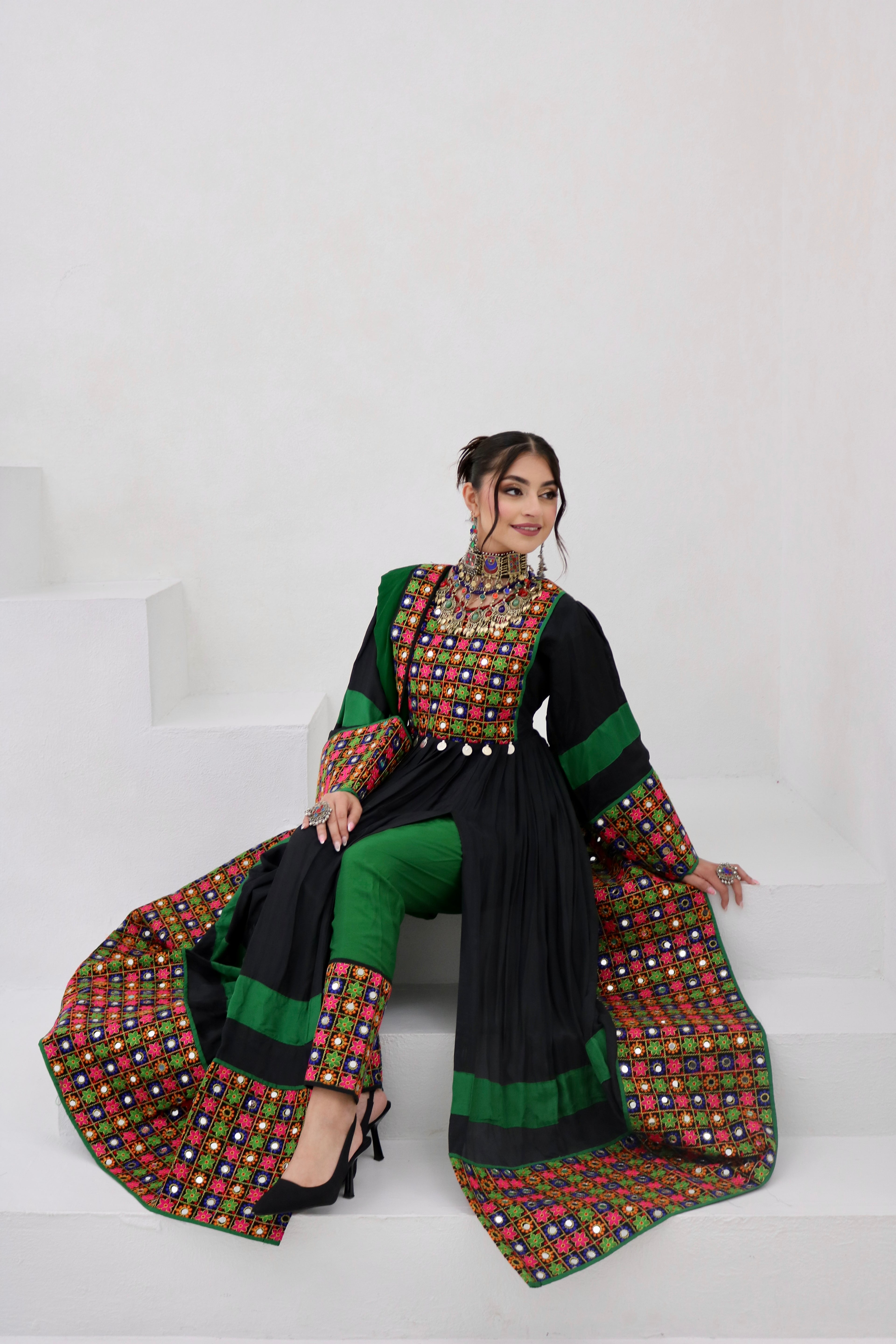 Benesh Afghan Kuchi Dress
