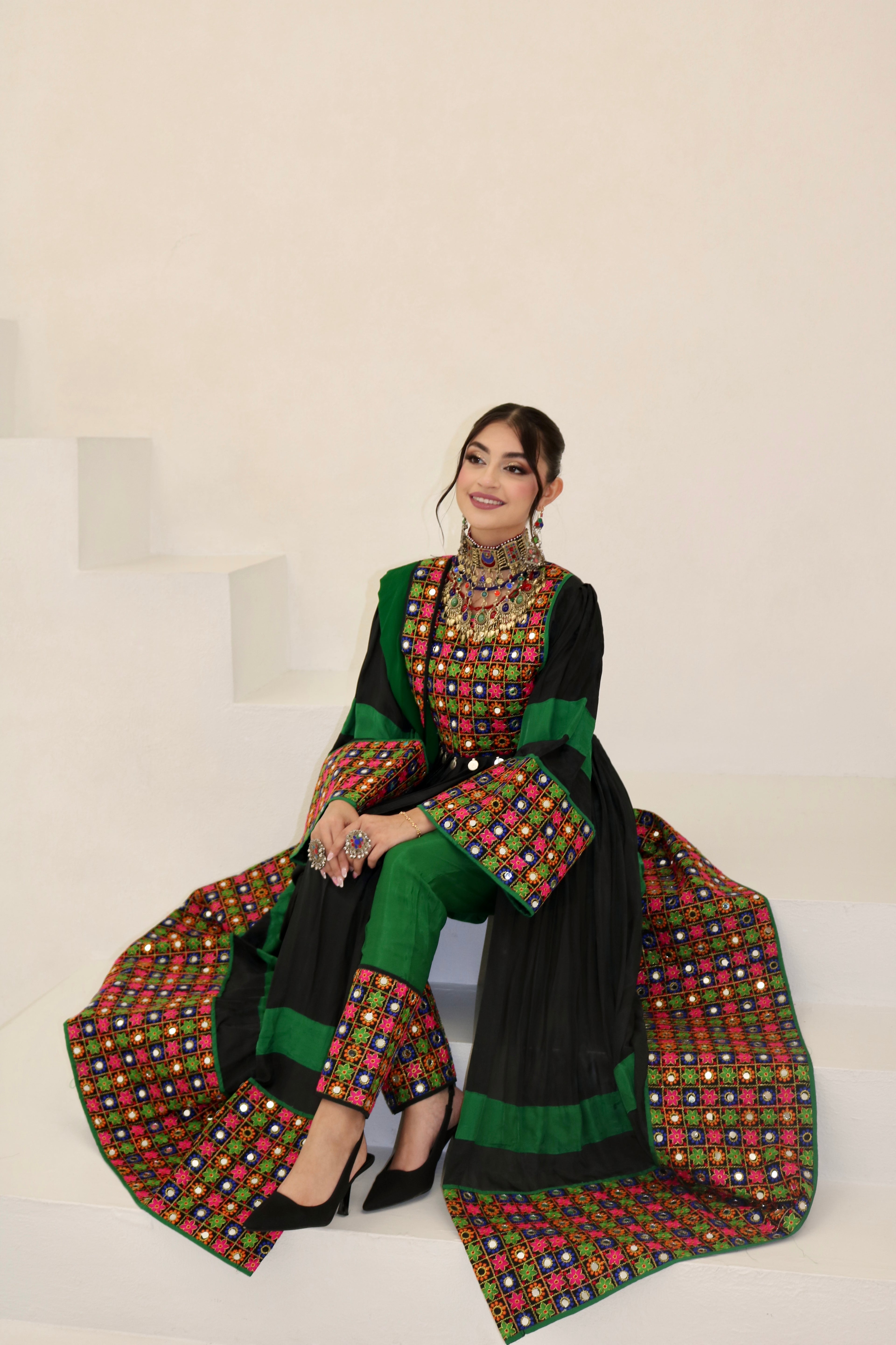 Benesh Afghan Kuchi Dress