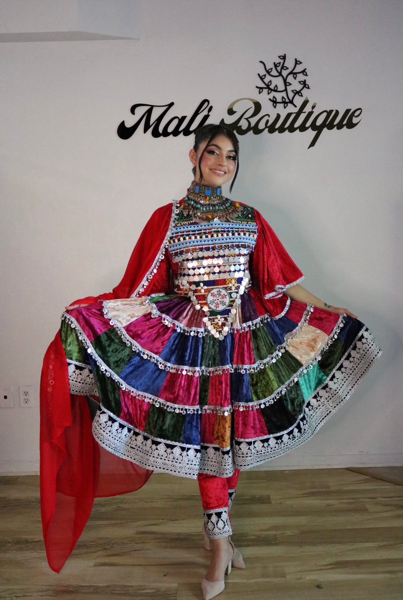 Salima Afghan Kuchi Dress