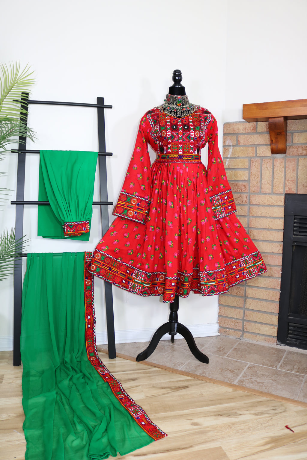 Wafaa Afghan Kuchi Dress 0566