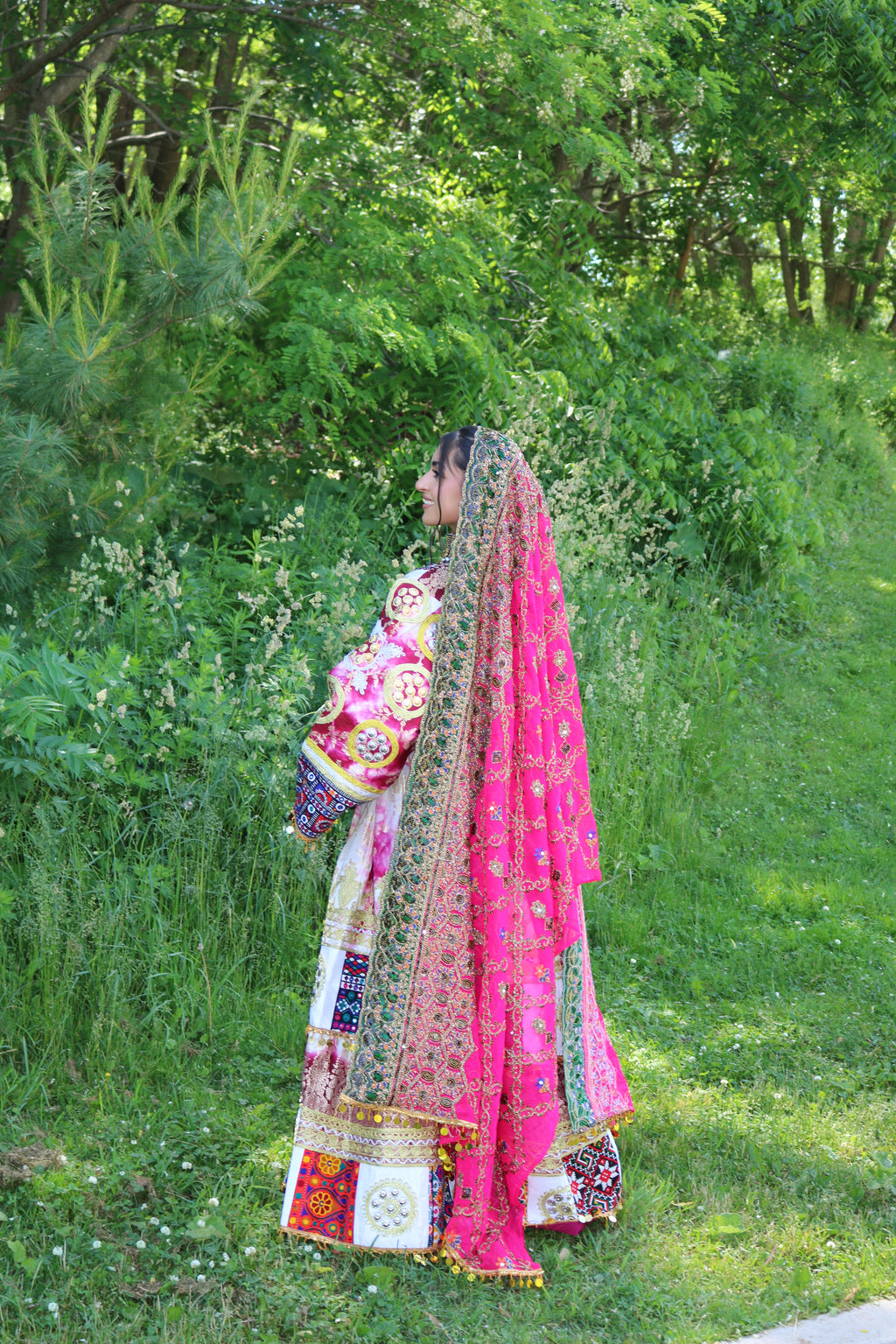 Afghan Kuchi Dress (pink)
