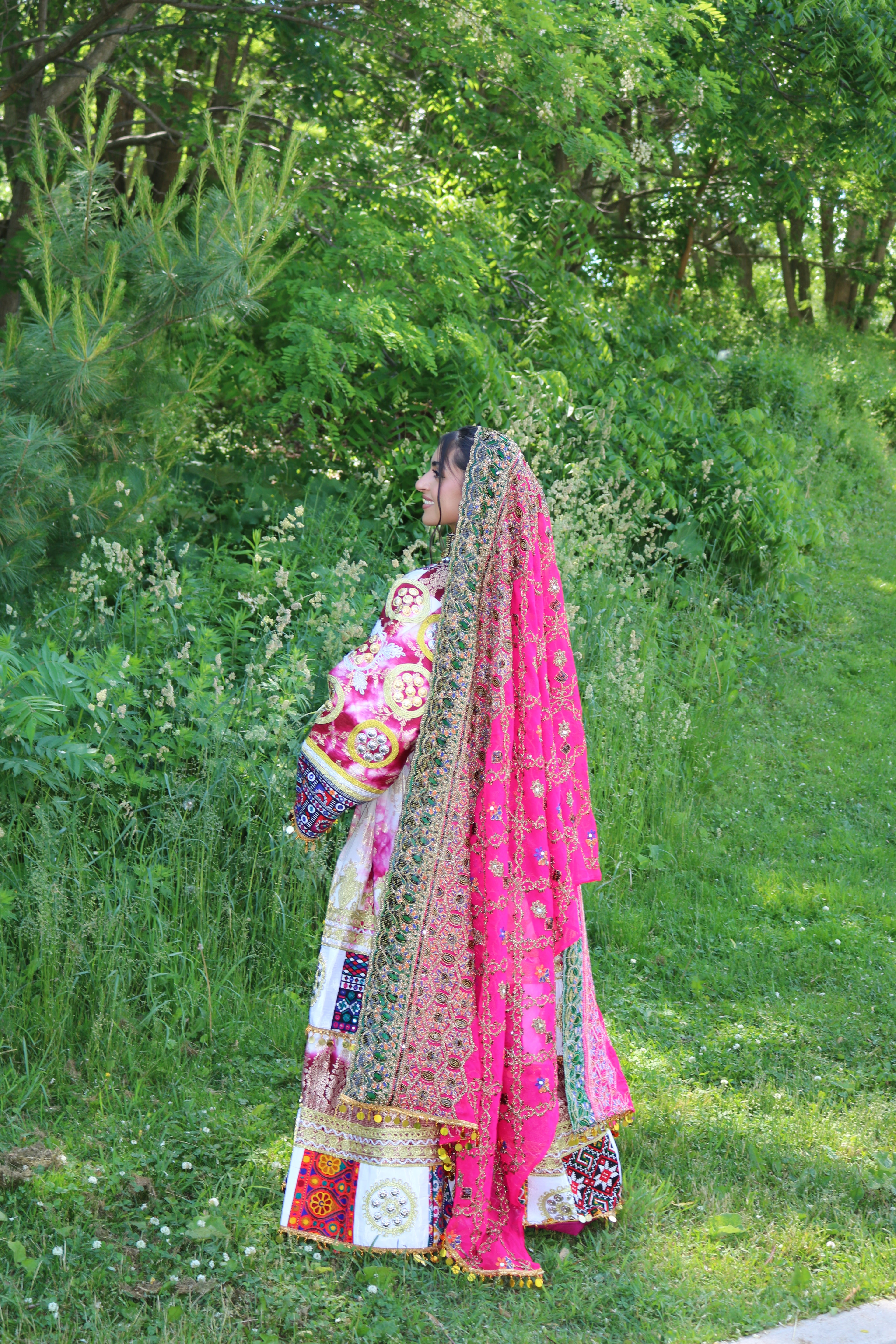 Afghan Kuchi Dress (pink)