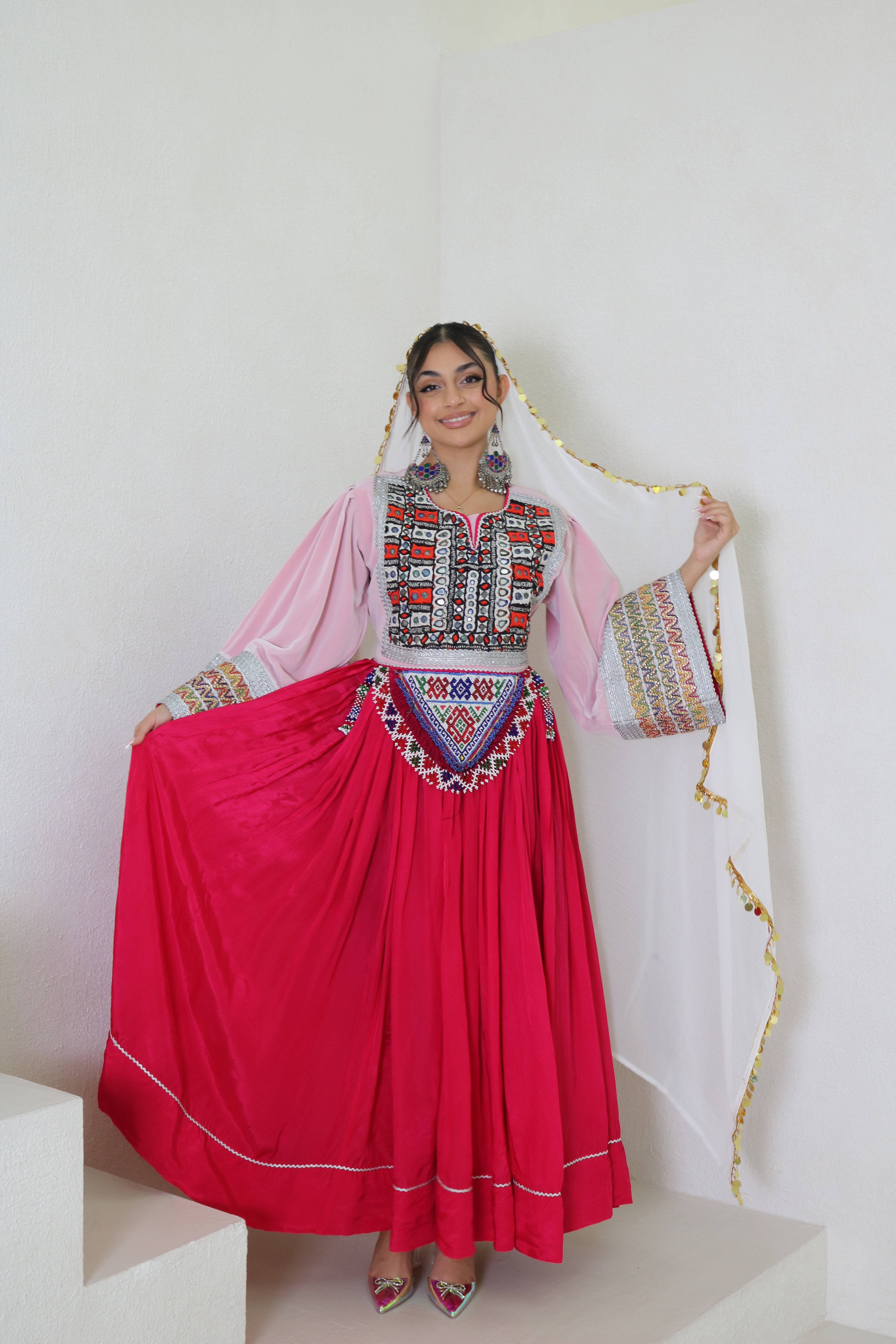 Gulrang Afghan Kuchi Dress