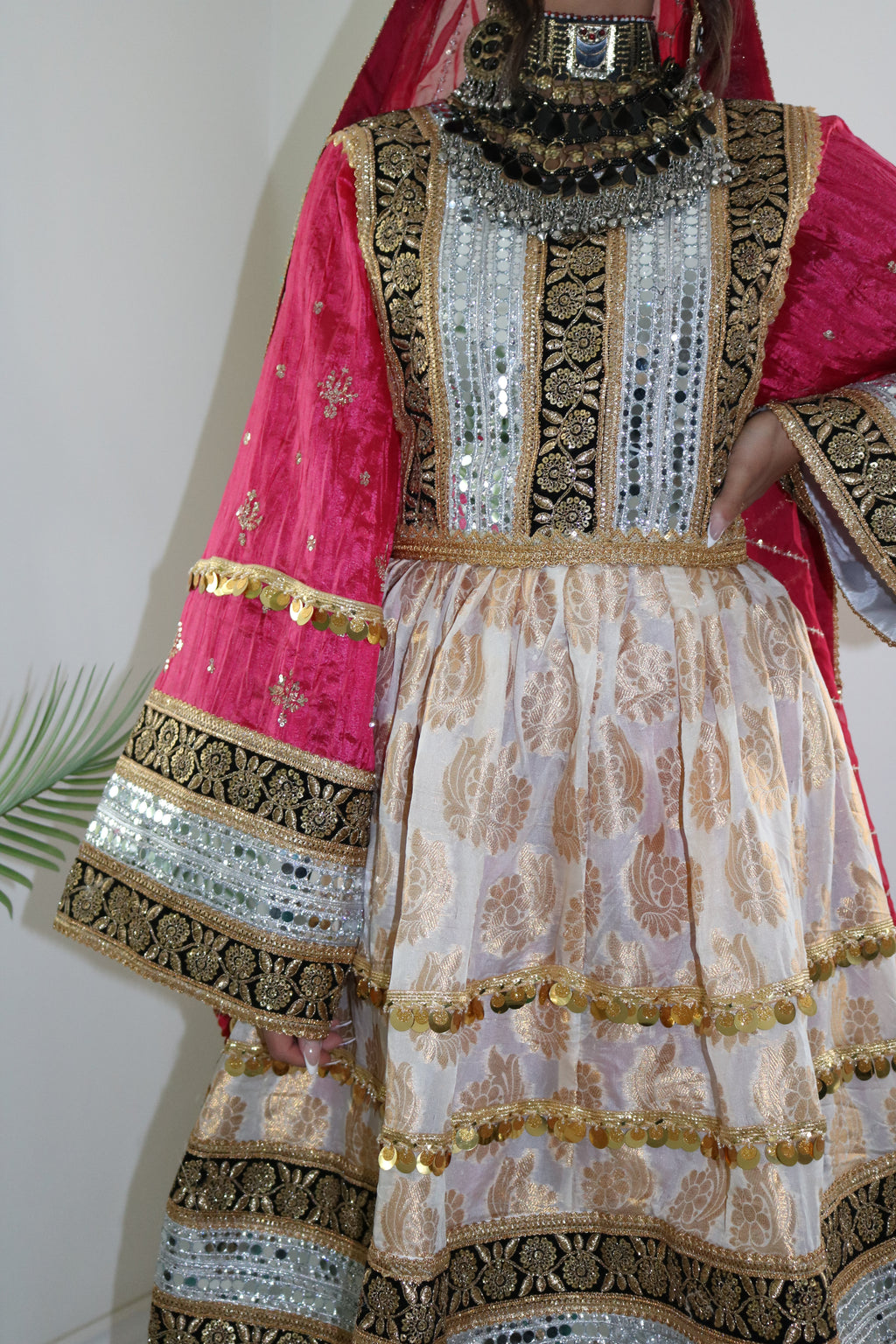 Afghan Kuchi Dress (pink)