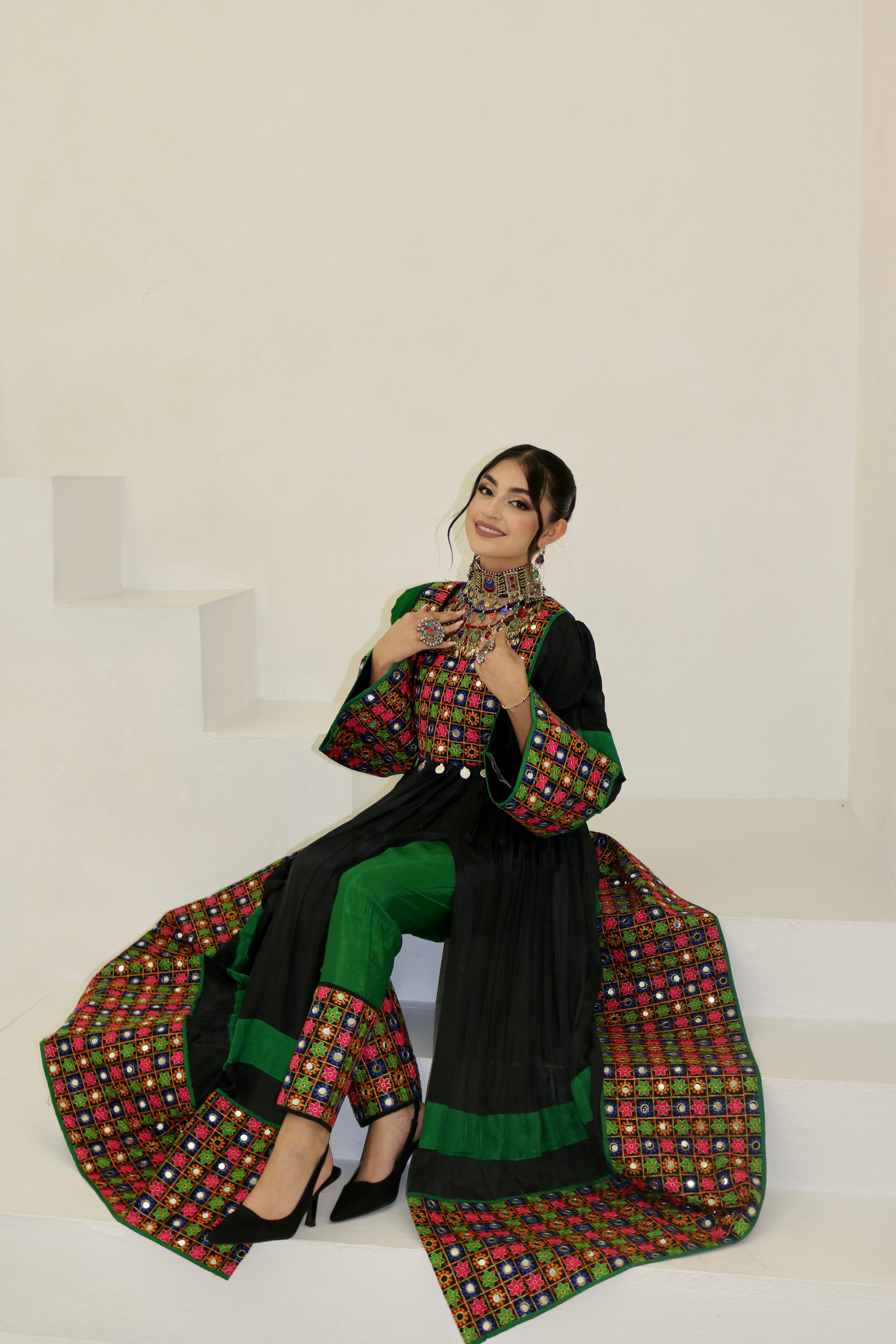 Benesh Afghan Kuchi Dress