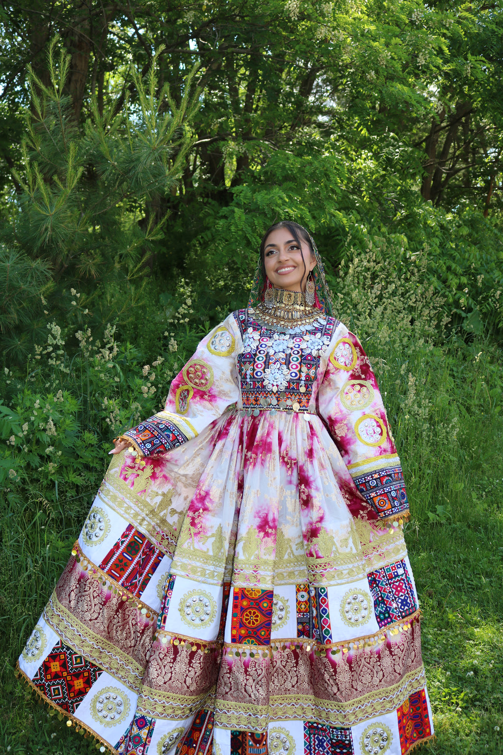 Afghan Kuchi Dress (pink)