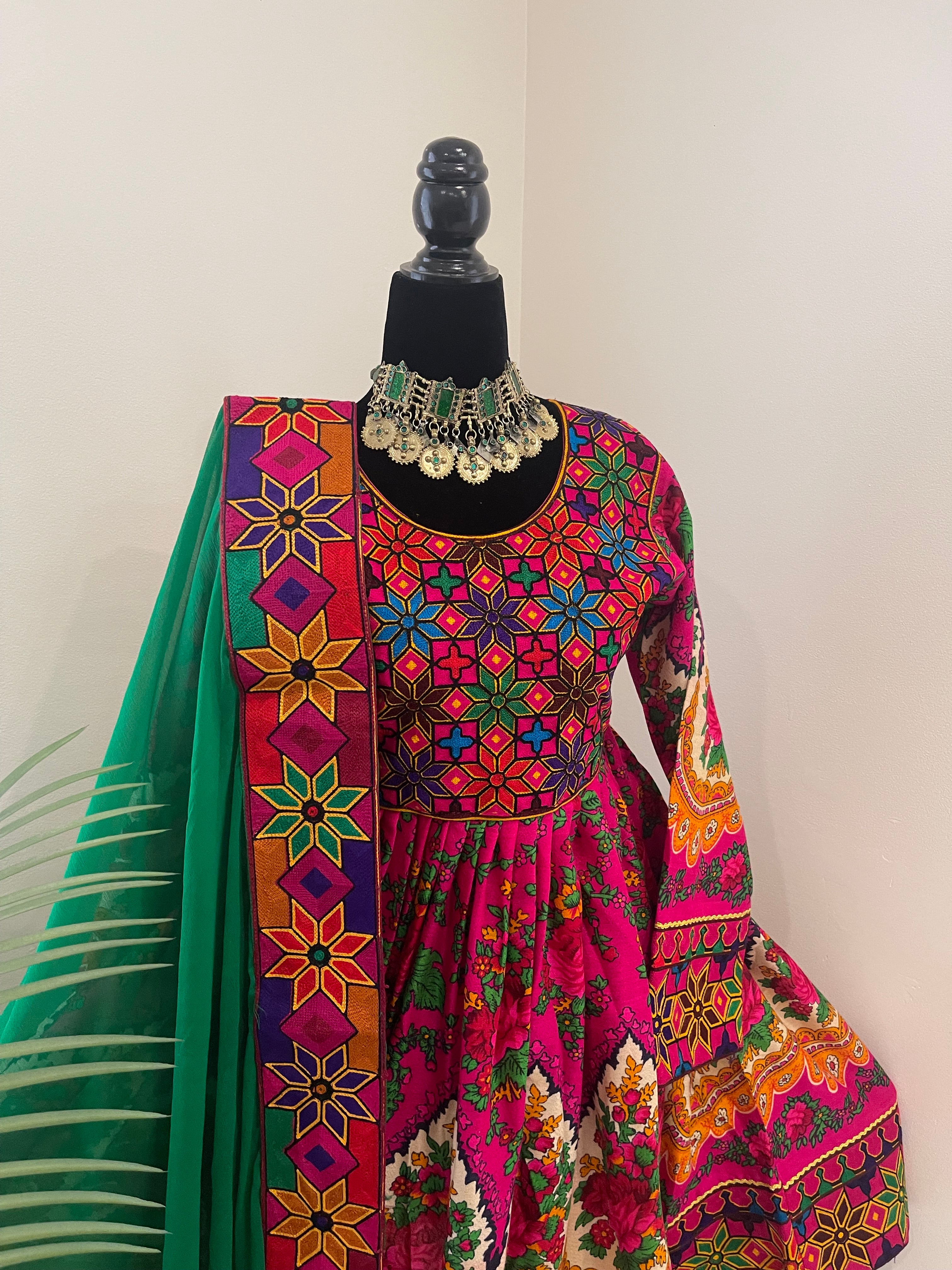Wafaa Afghan Kuchi Dress 0553