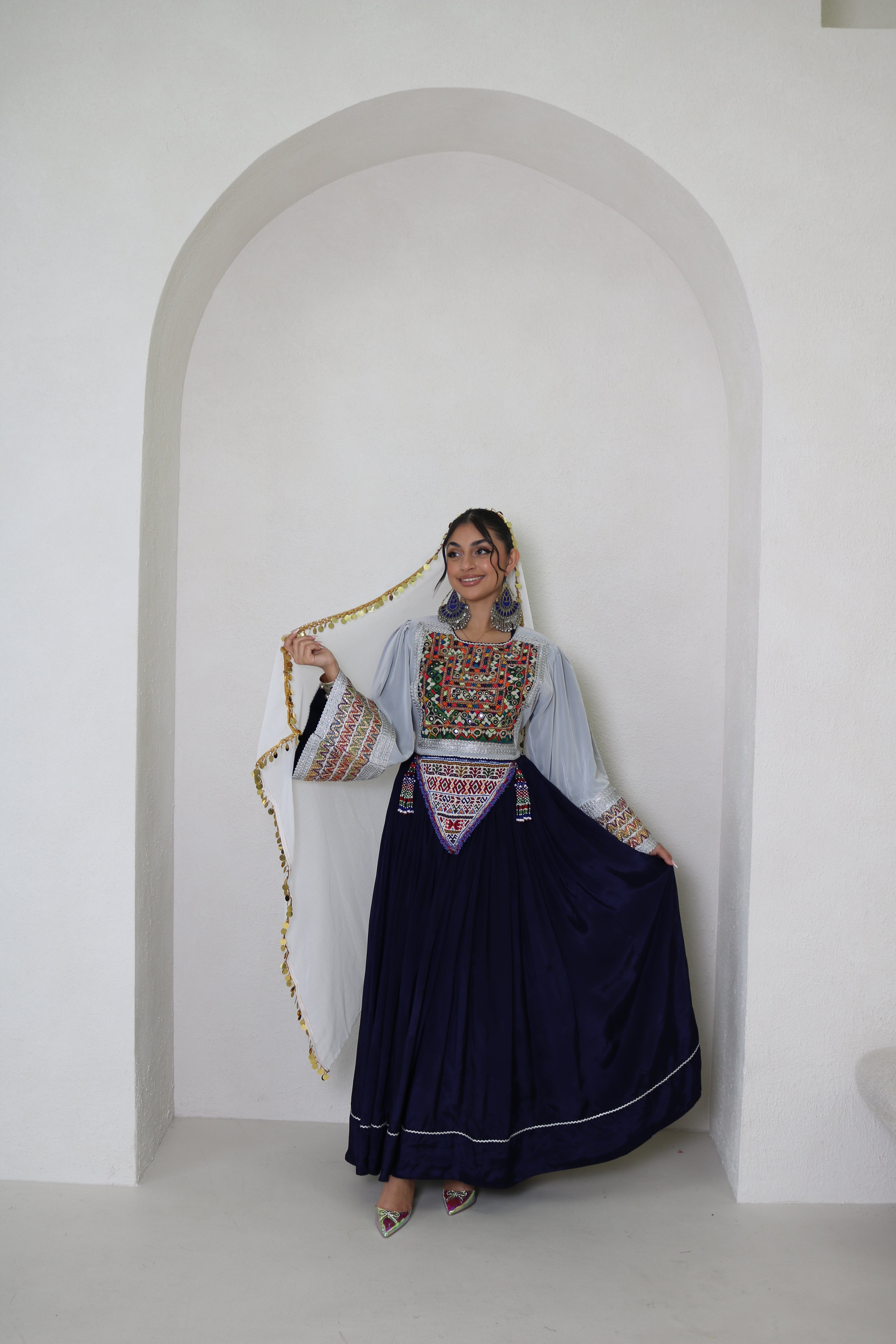 Gulrang Afghan Kuchi Dress