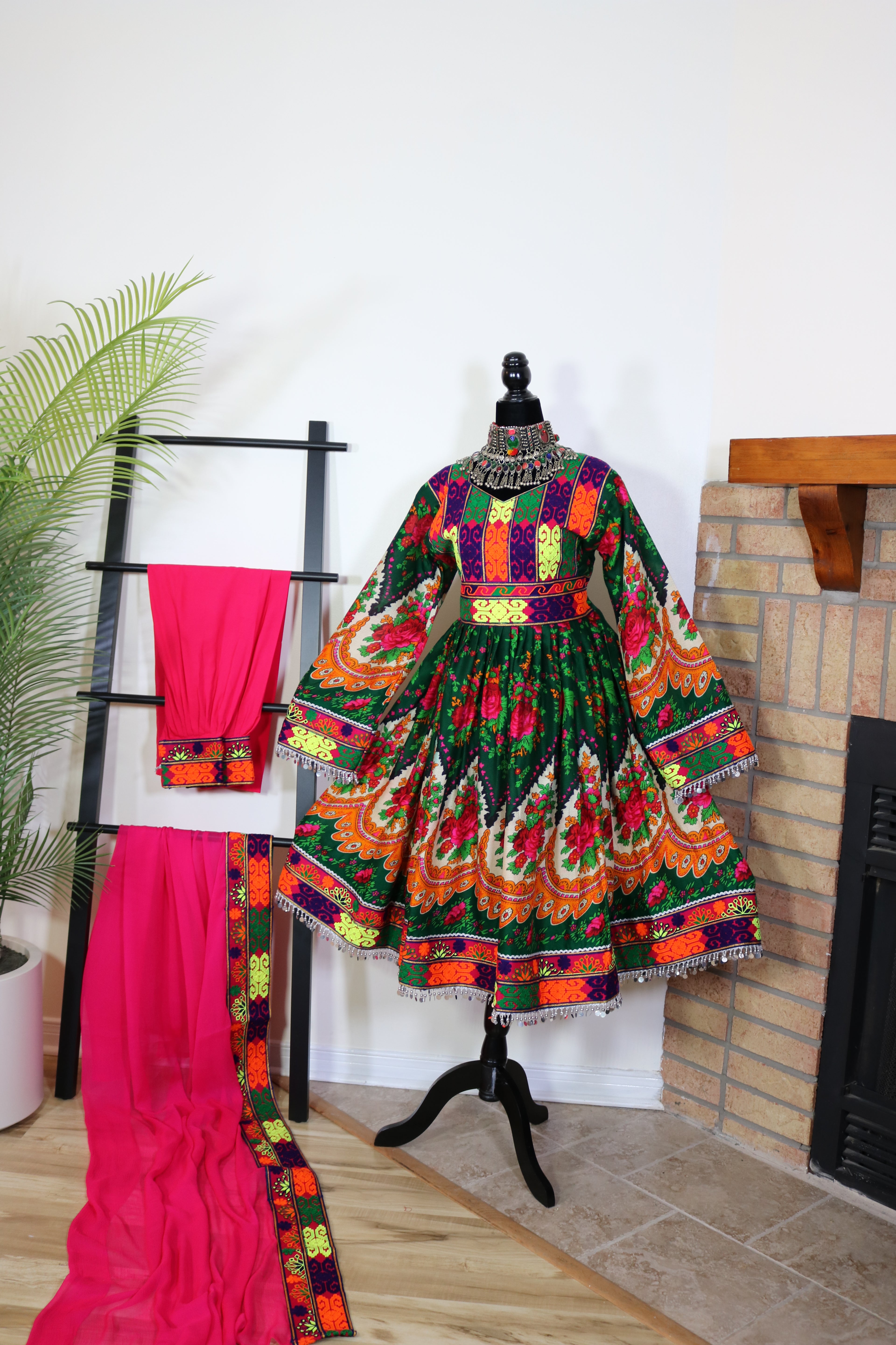 Wafaa Afghan Kuchi Dress 0563