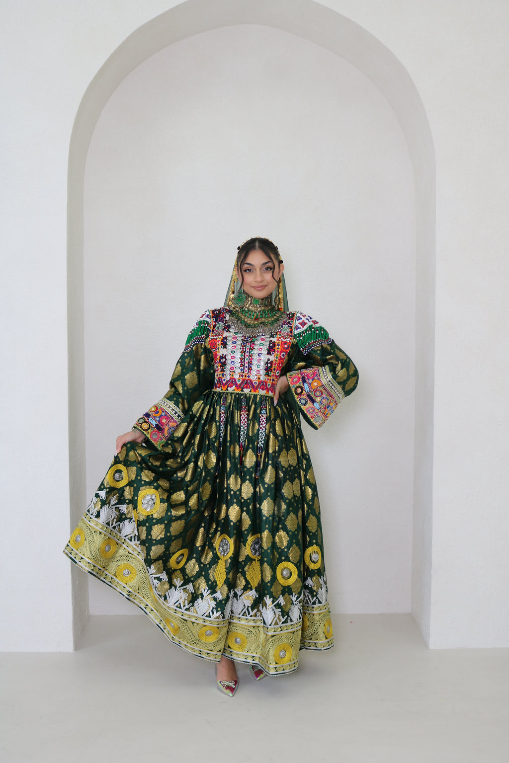 Mina Afghan Kuchi Dress