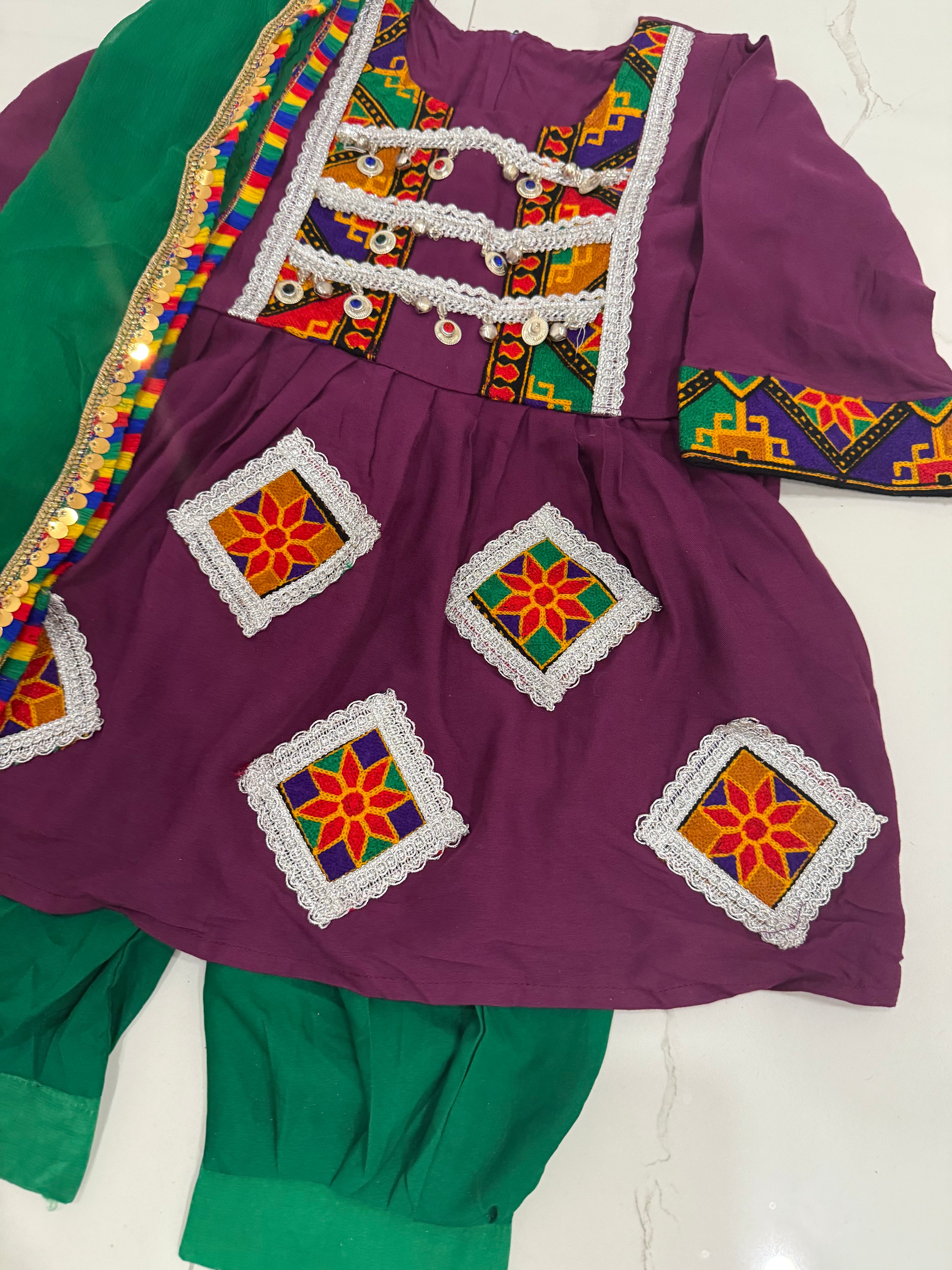 Toddler Afghan Kuchi Dress 3-4 yrs