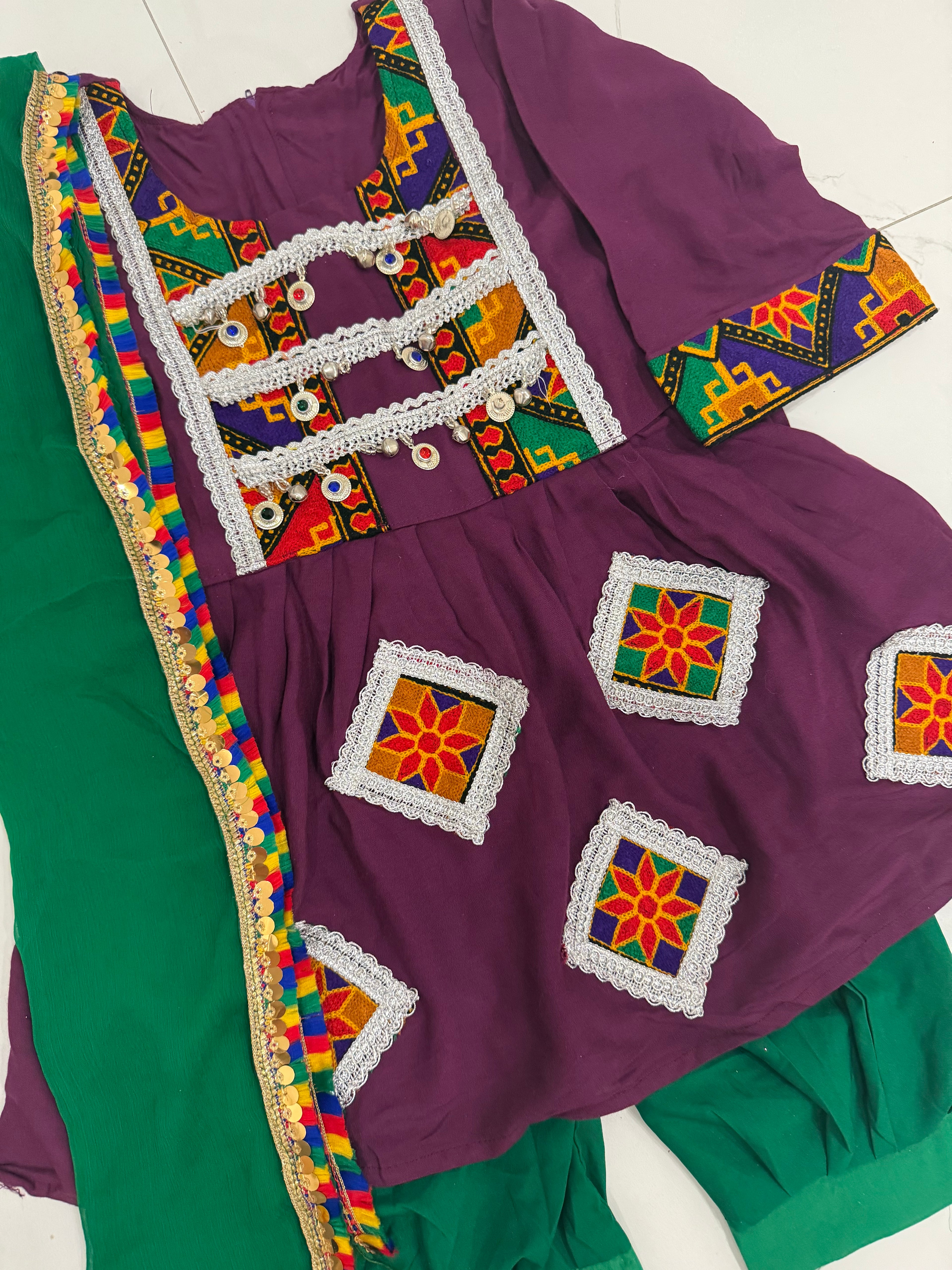 Toddler Afghan Kuchi Dress 3-4 yrs