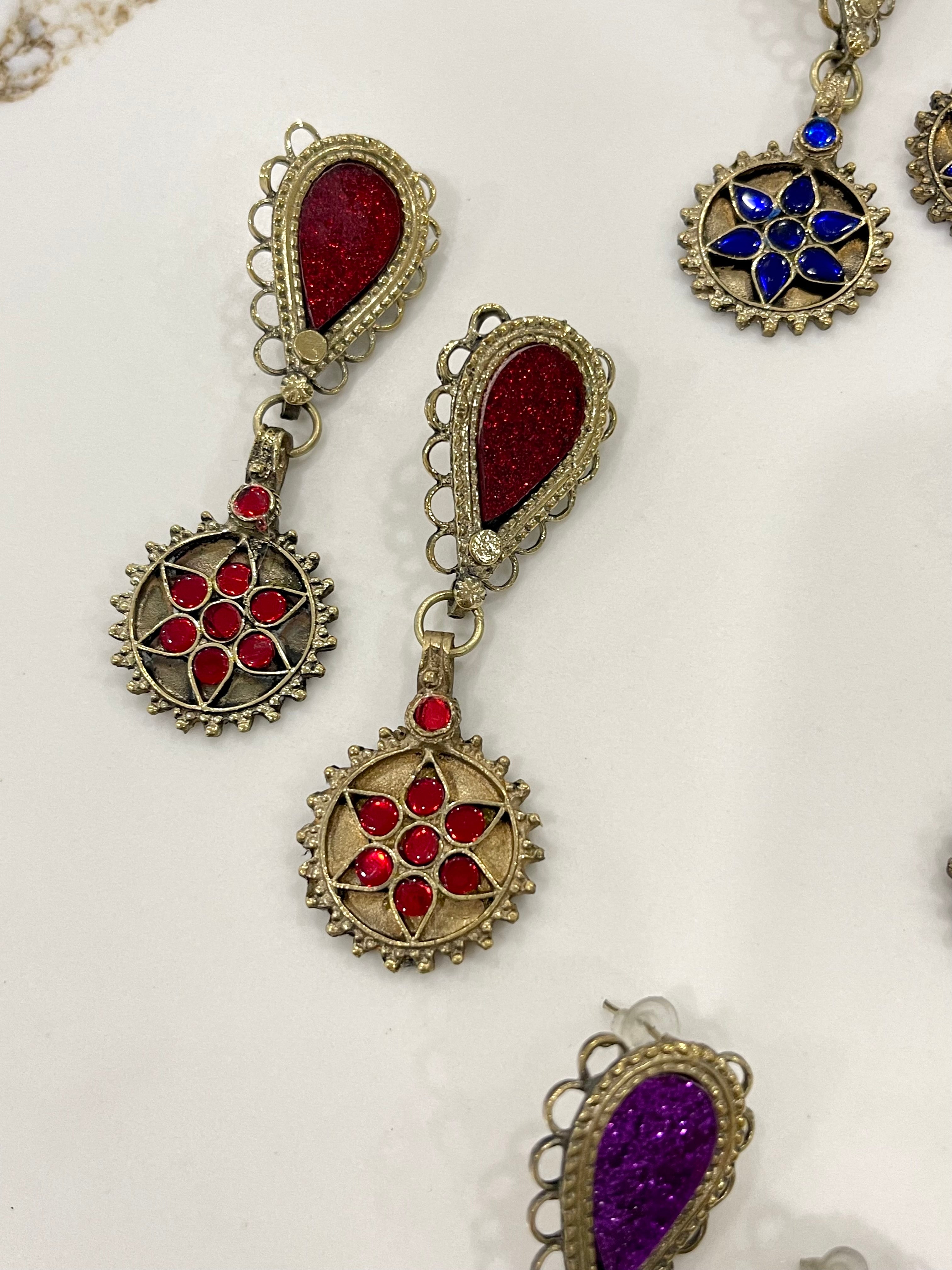 Afghan Antique Earrings 73