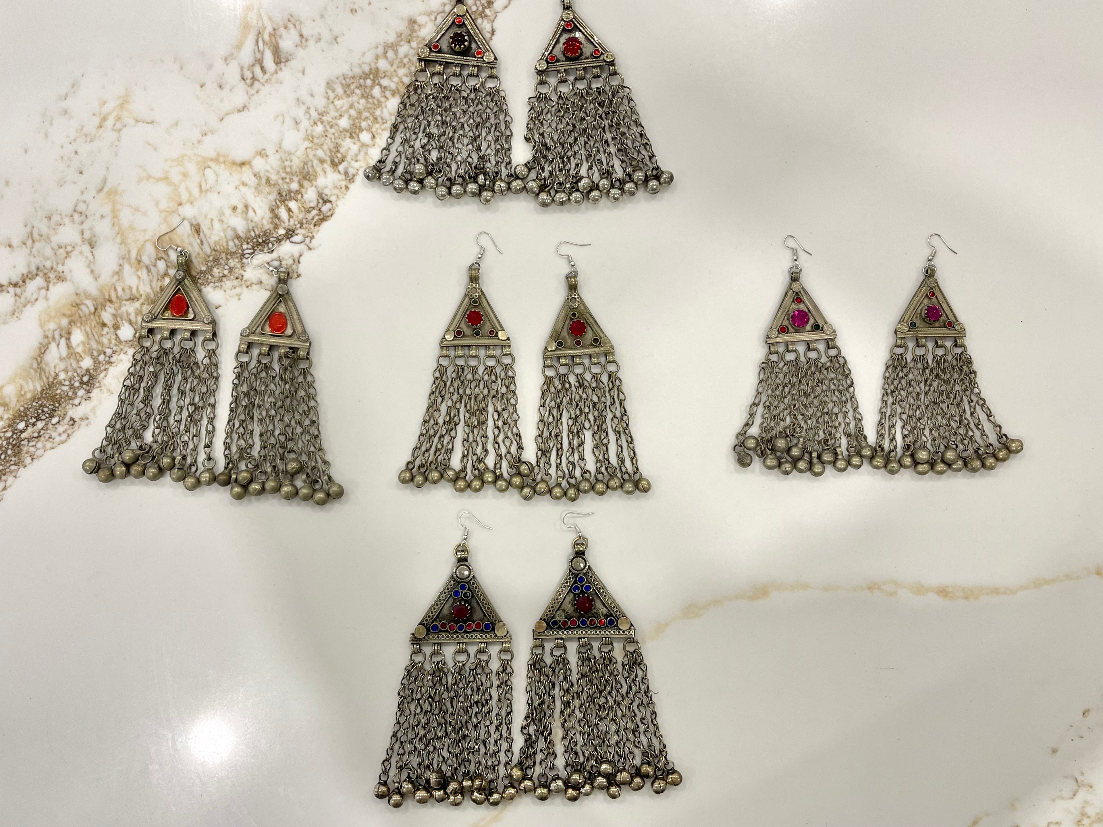 Afghan Tribal Antique Earrings