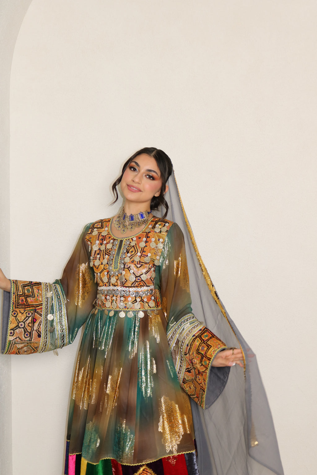 Nazanin Afghan Kuchi Dress
