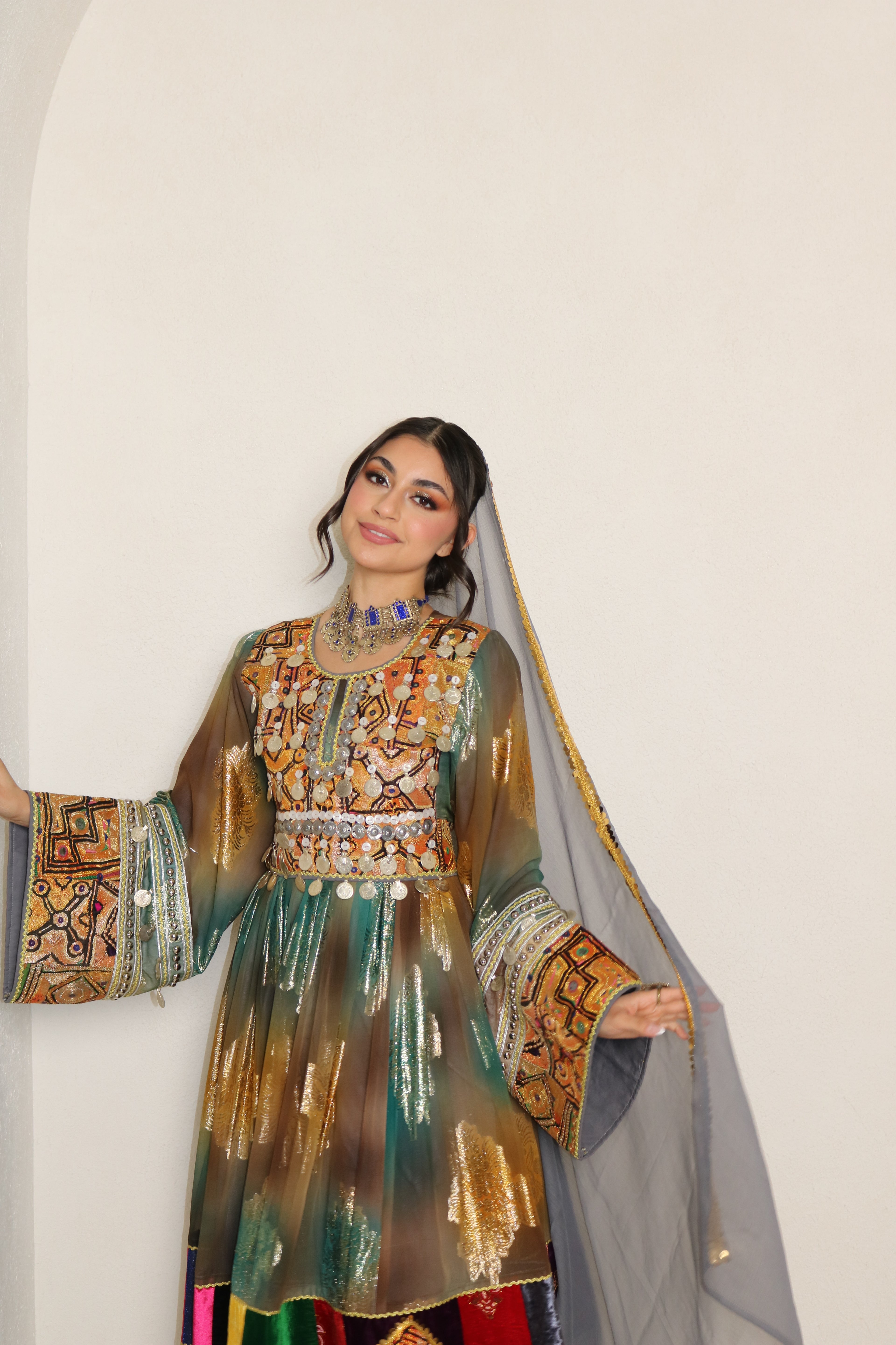 Nazanin Afghan Kuchi Dress