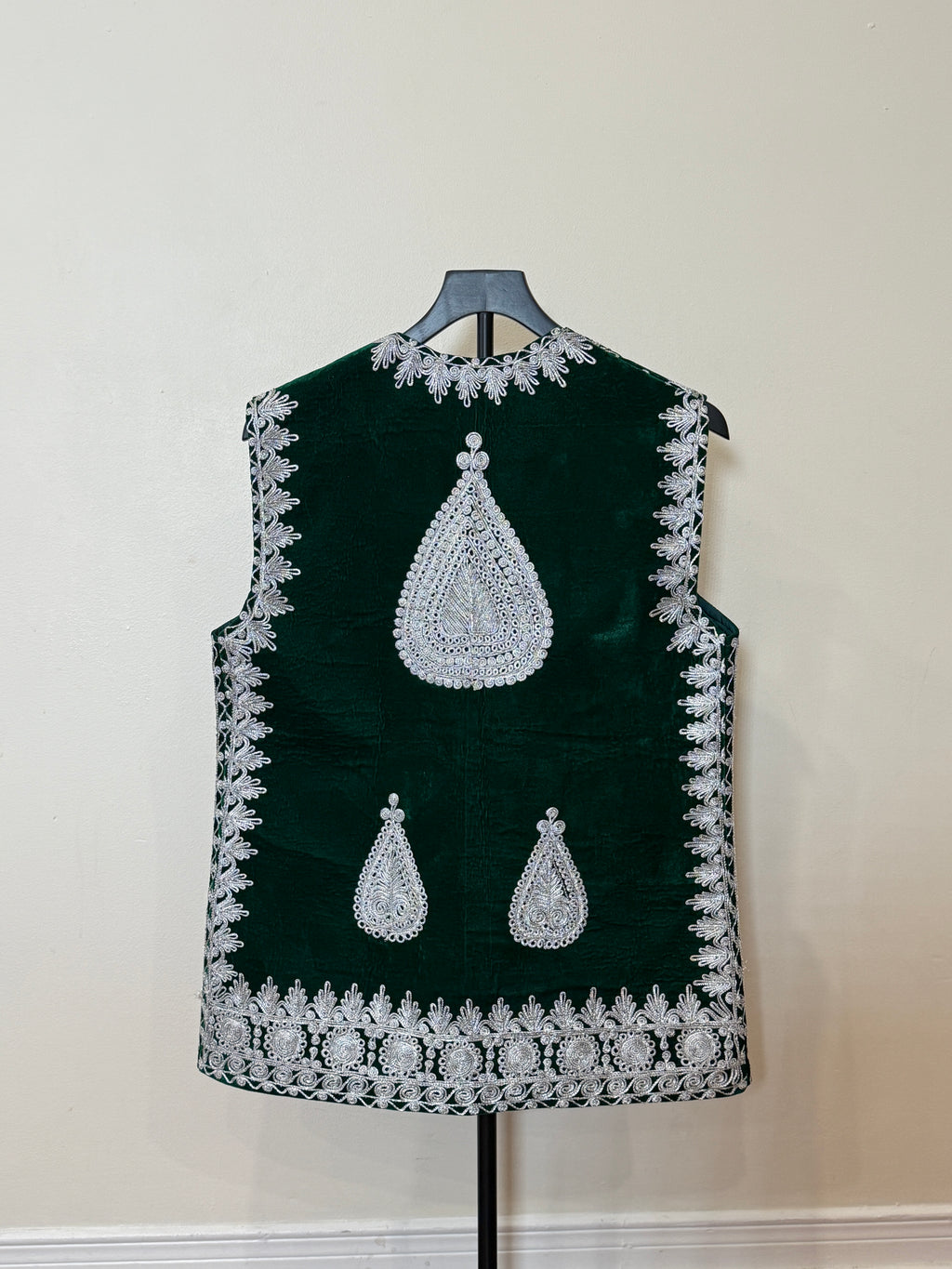 Afghan Kuchi Dress vest green