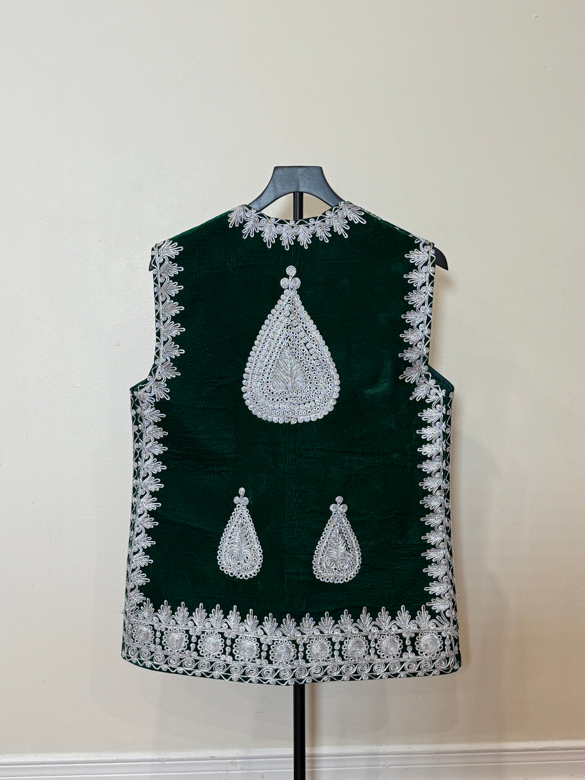 Afghan Kuchi Dress vest green