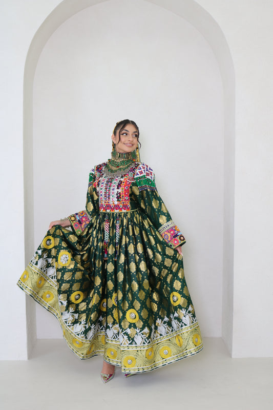 Mina Afghan Kuchi Dress