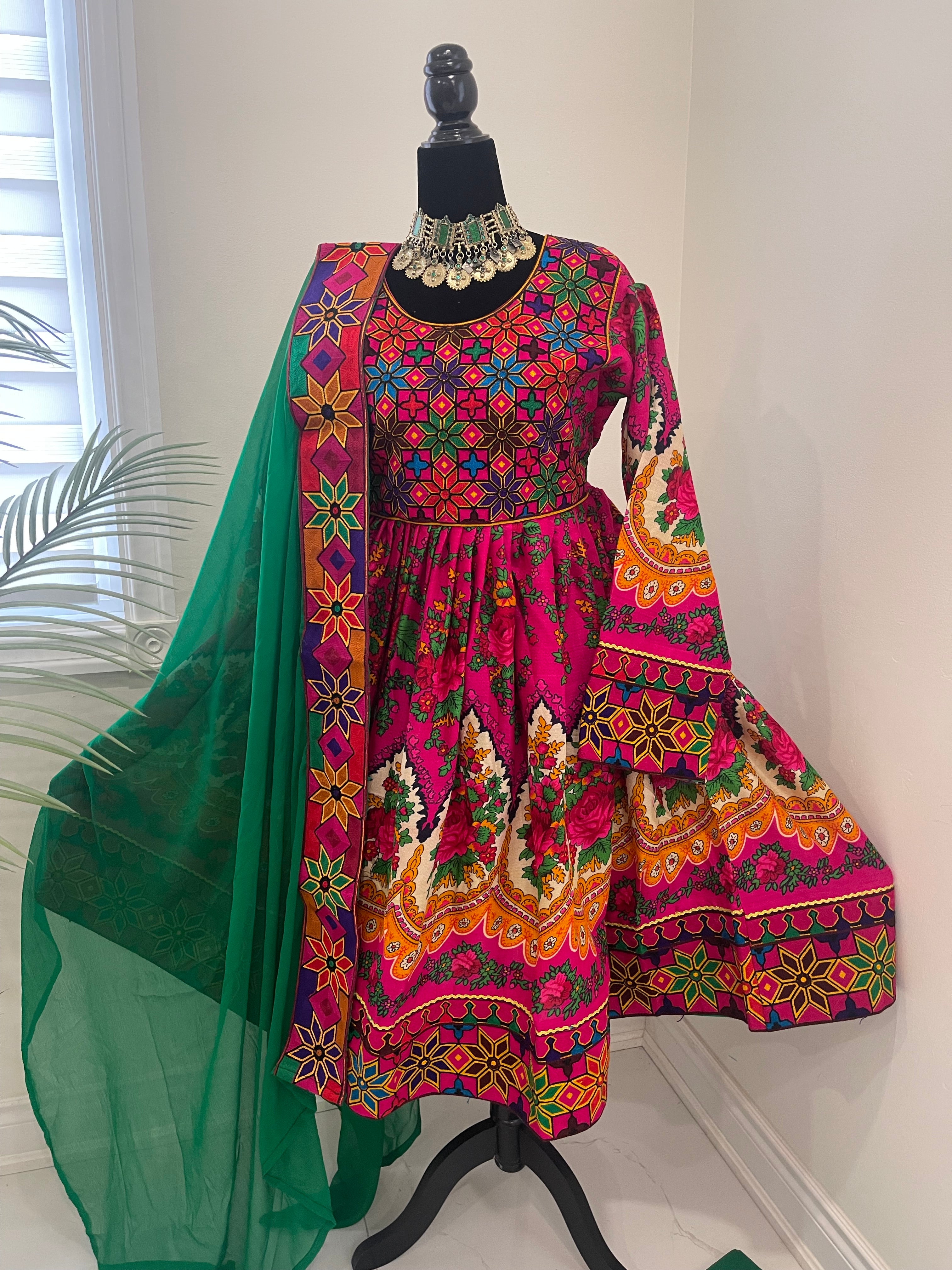 Wafaa Afghan Kuchi Dress 0553