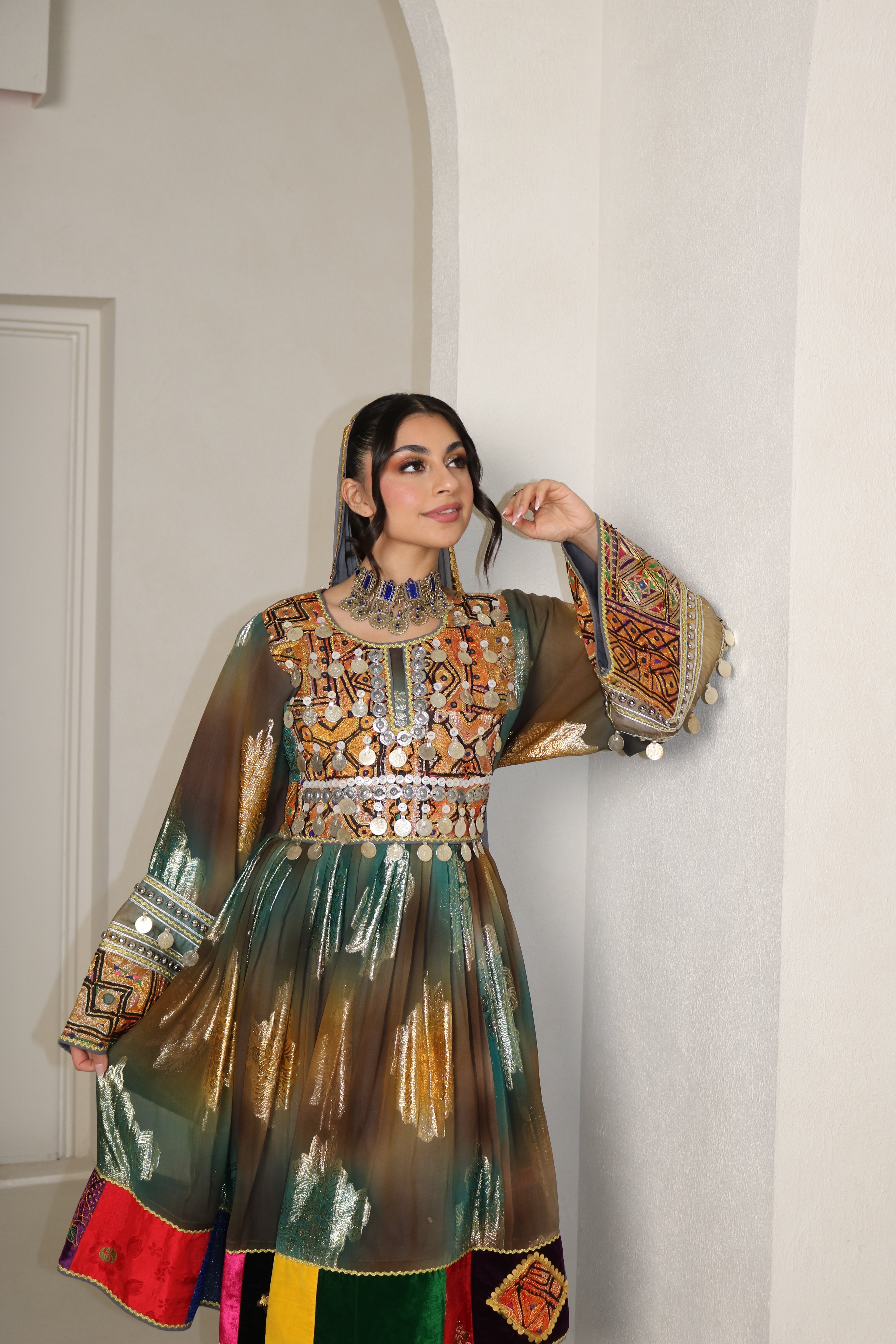 Nazanin Afghan Kuchi Dress