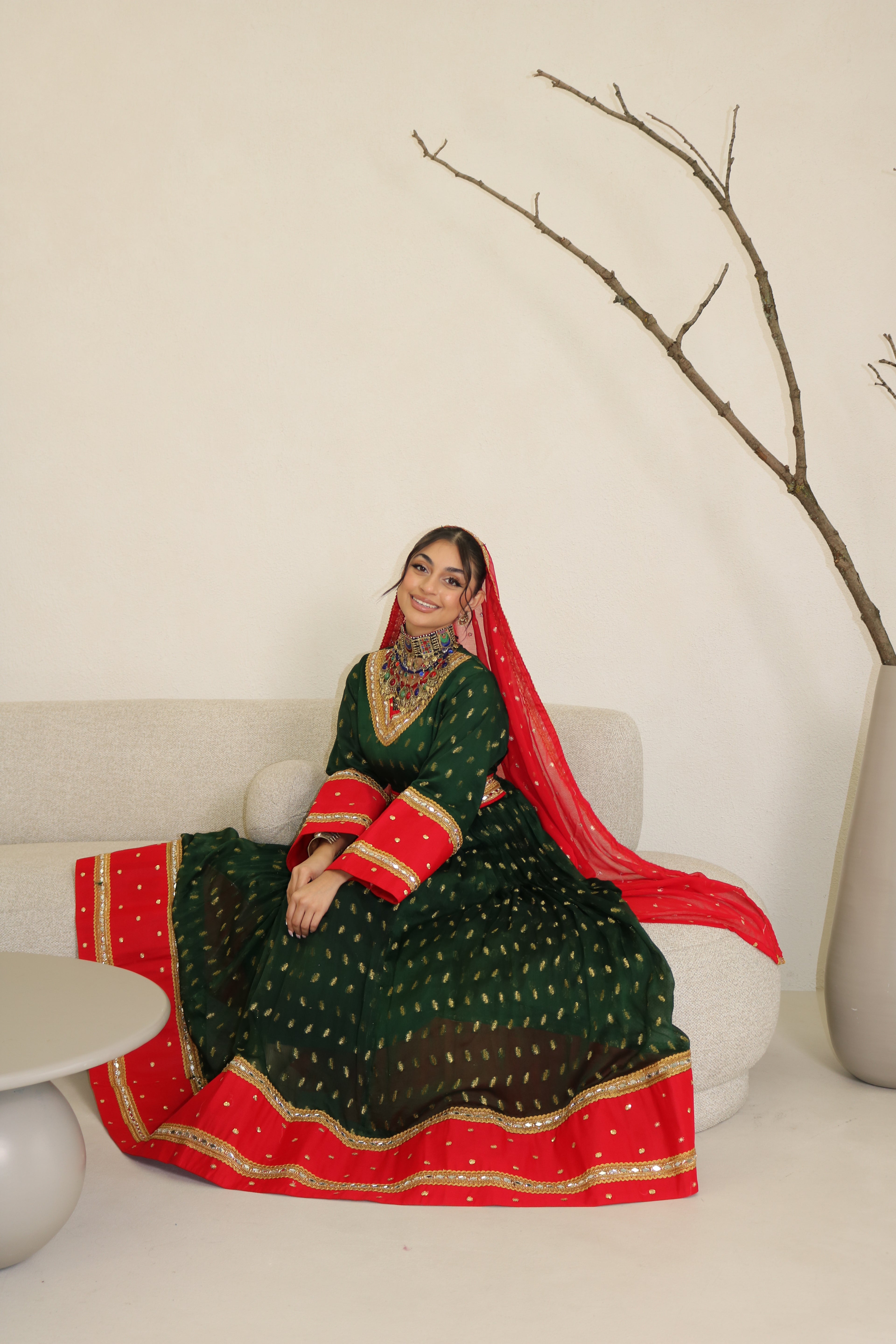 Mahira Afghan Kuchi Dress