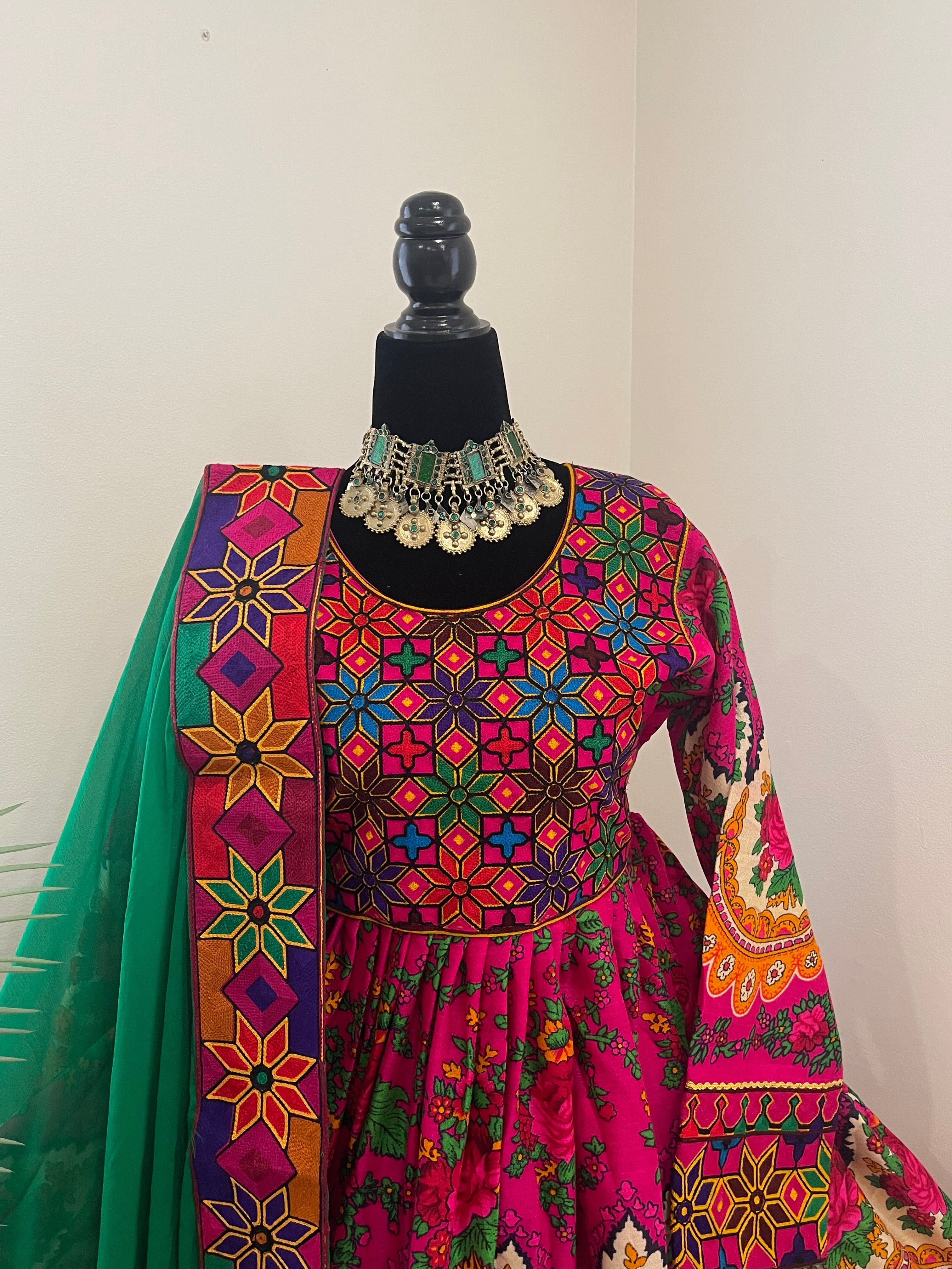 Wafaa Afghan Kuchi Dress 0553