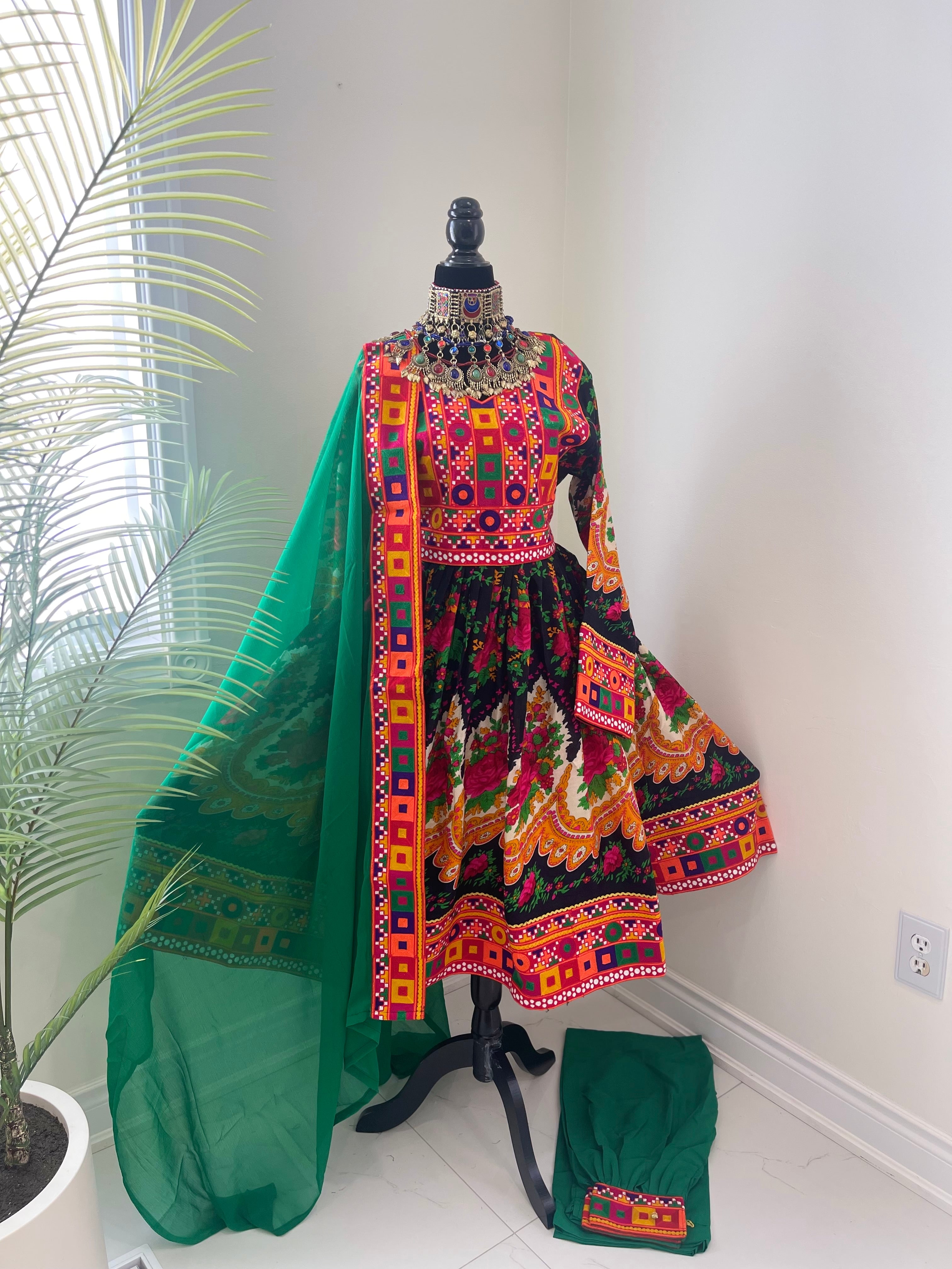 Wafaa Afghan Kuchi Dress 0513