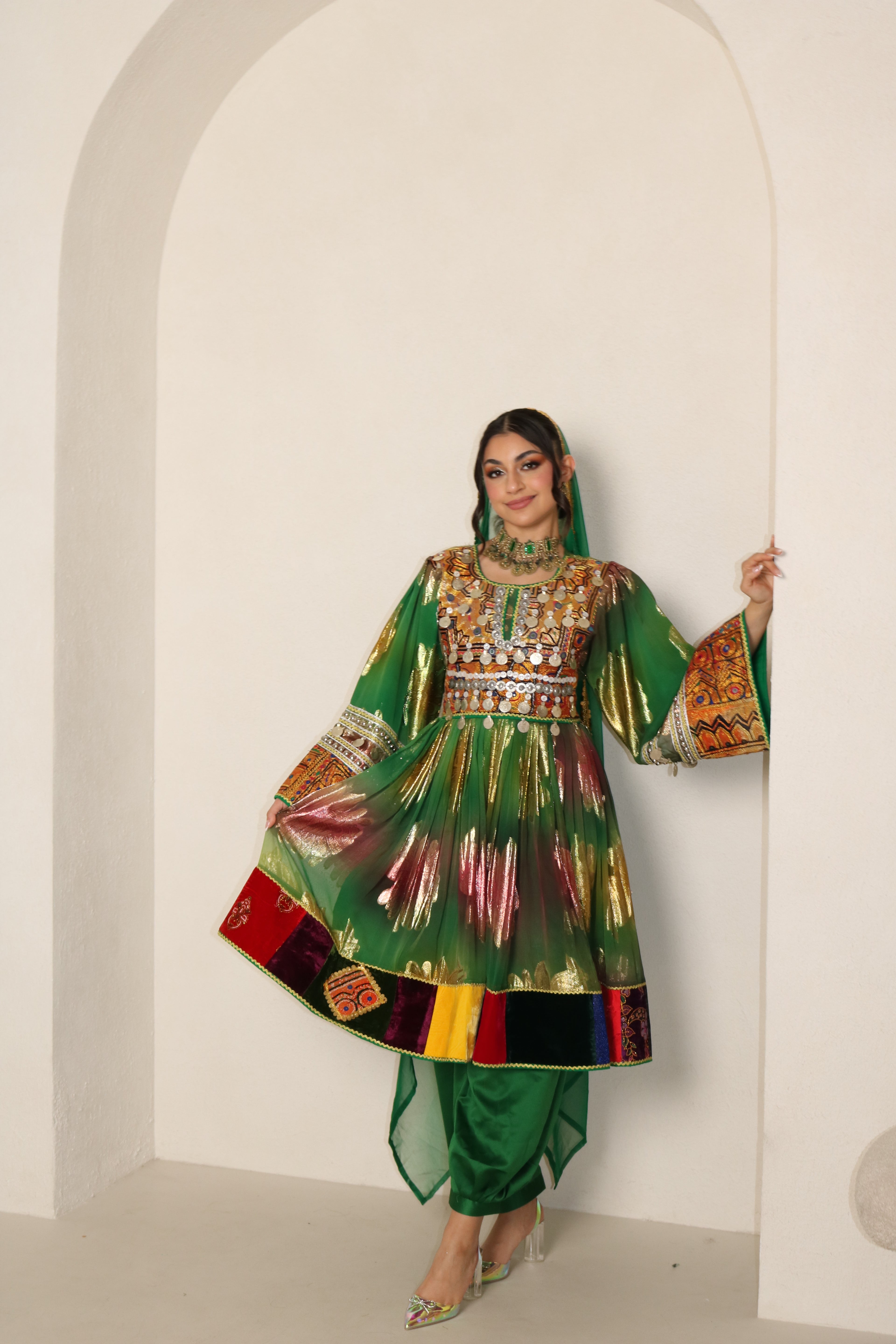 Nazanin Afghan Kuchi Dress