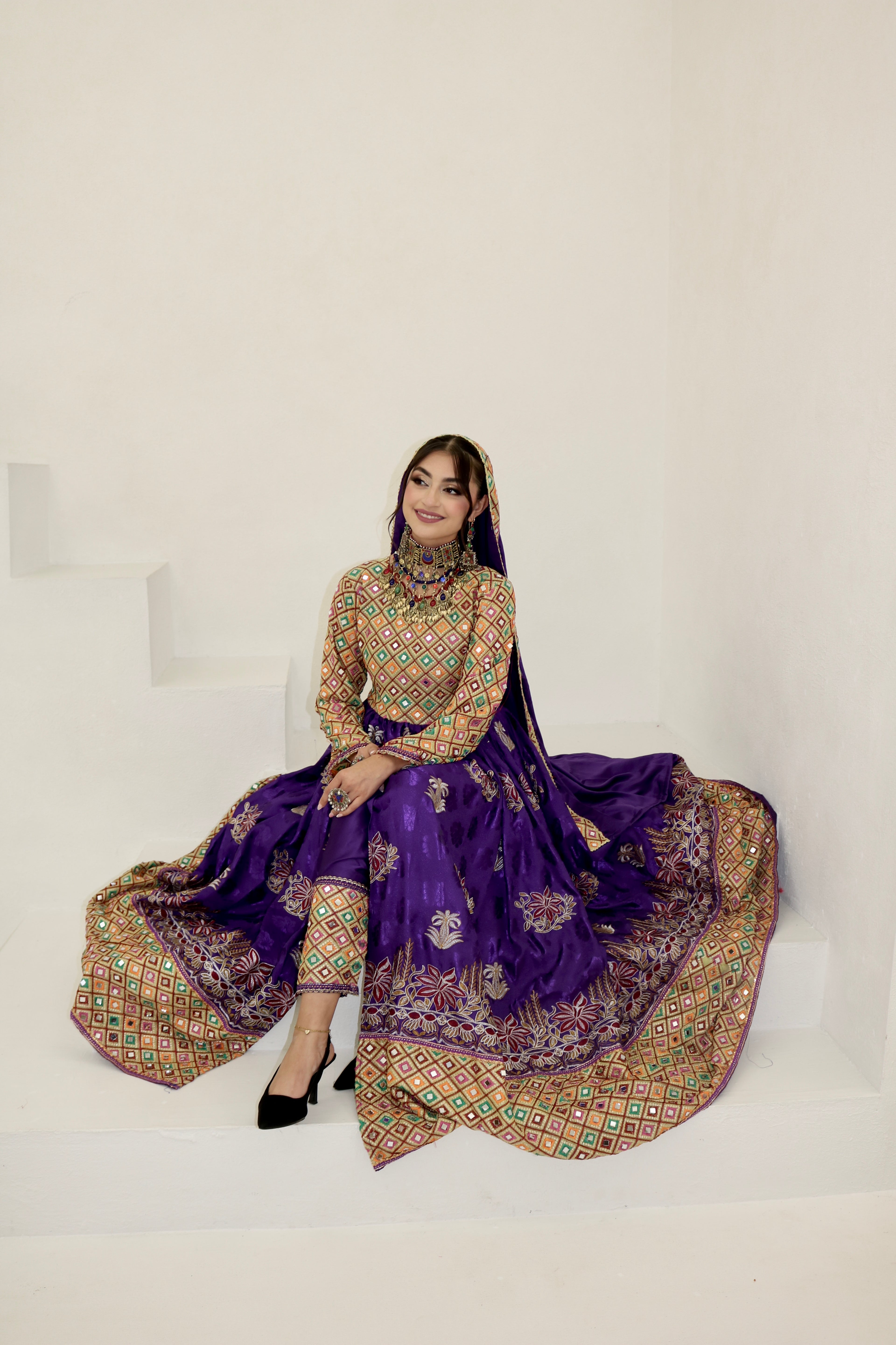 Moska Afghan Kuchi Dress