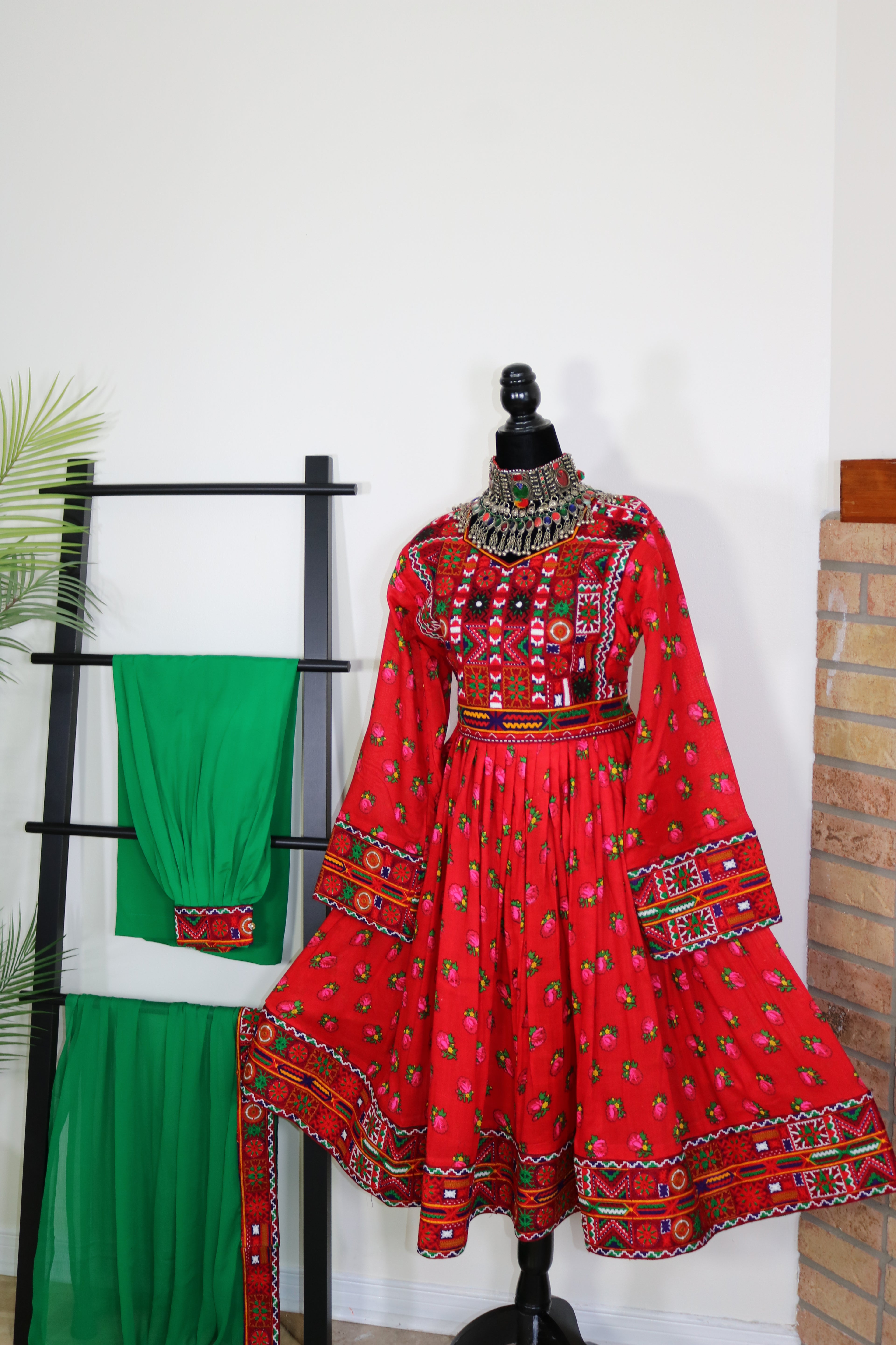 Wafaa Afghan Kuchi Dress 0566