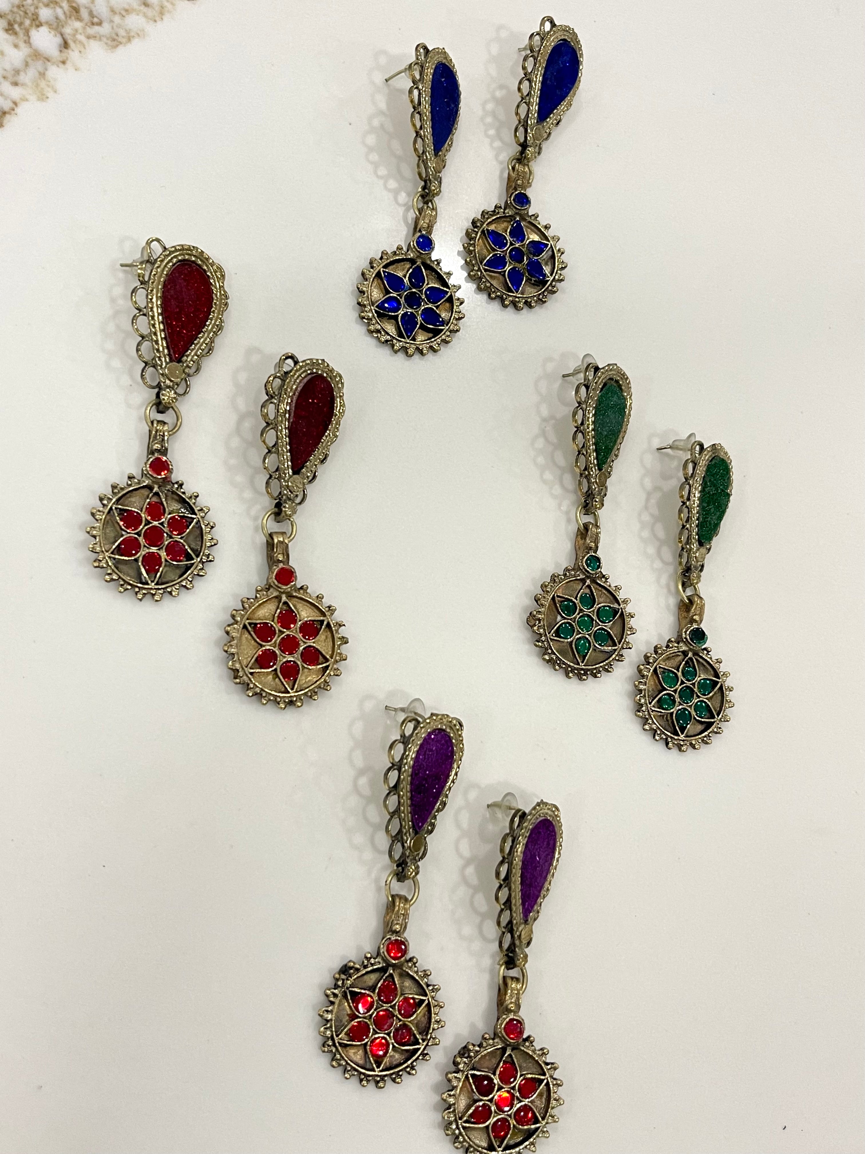 Afghan Antique Earrings 73