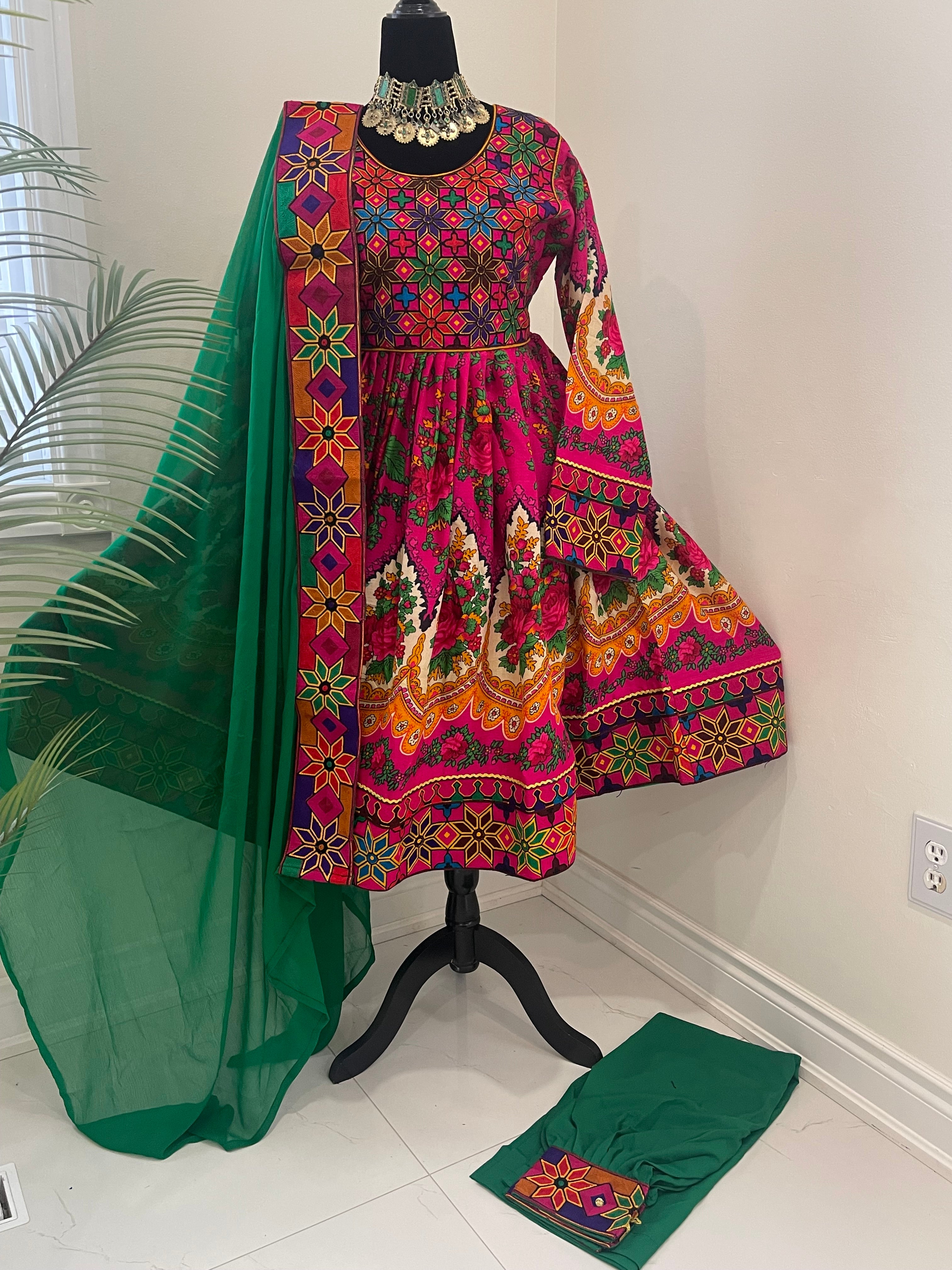 Wafaa Afghan Kuchi Dress 0553