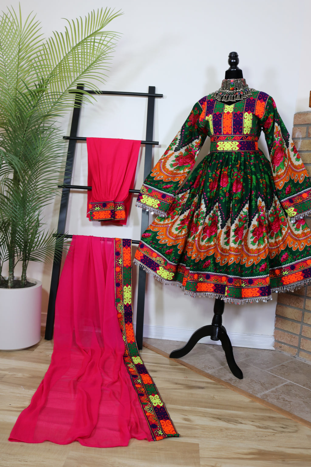 Wafaa Afghan Kuchi Dress 0563