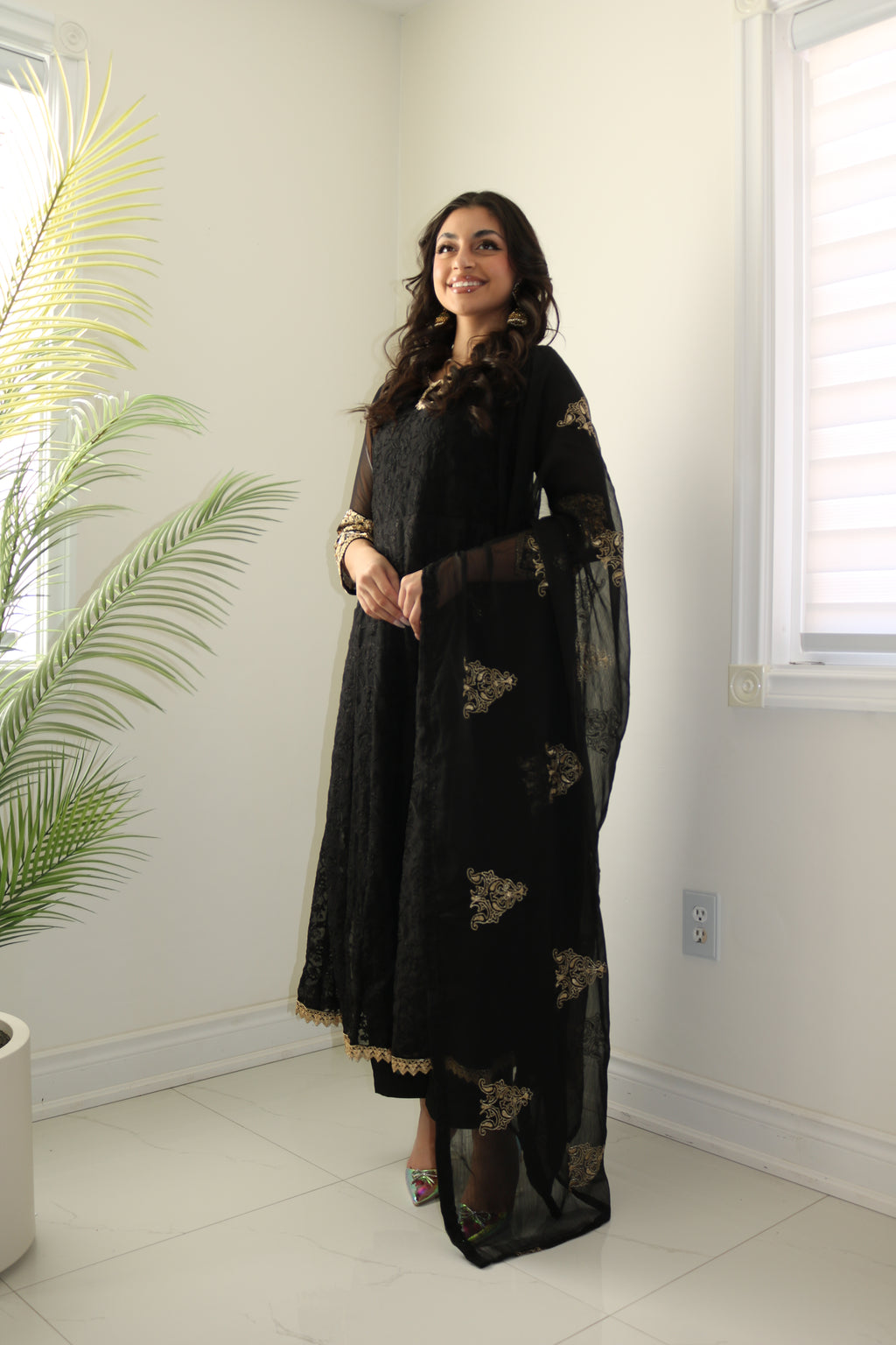 Black Kameez Salwar suit