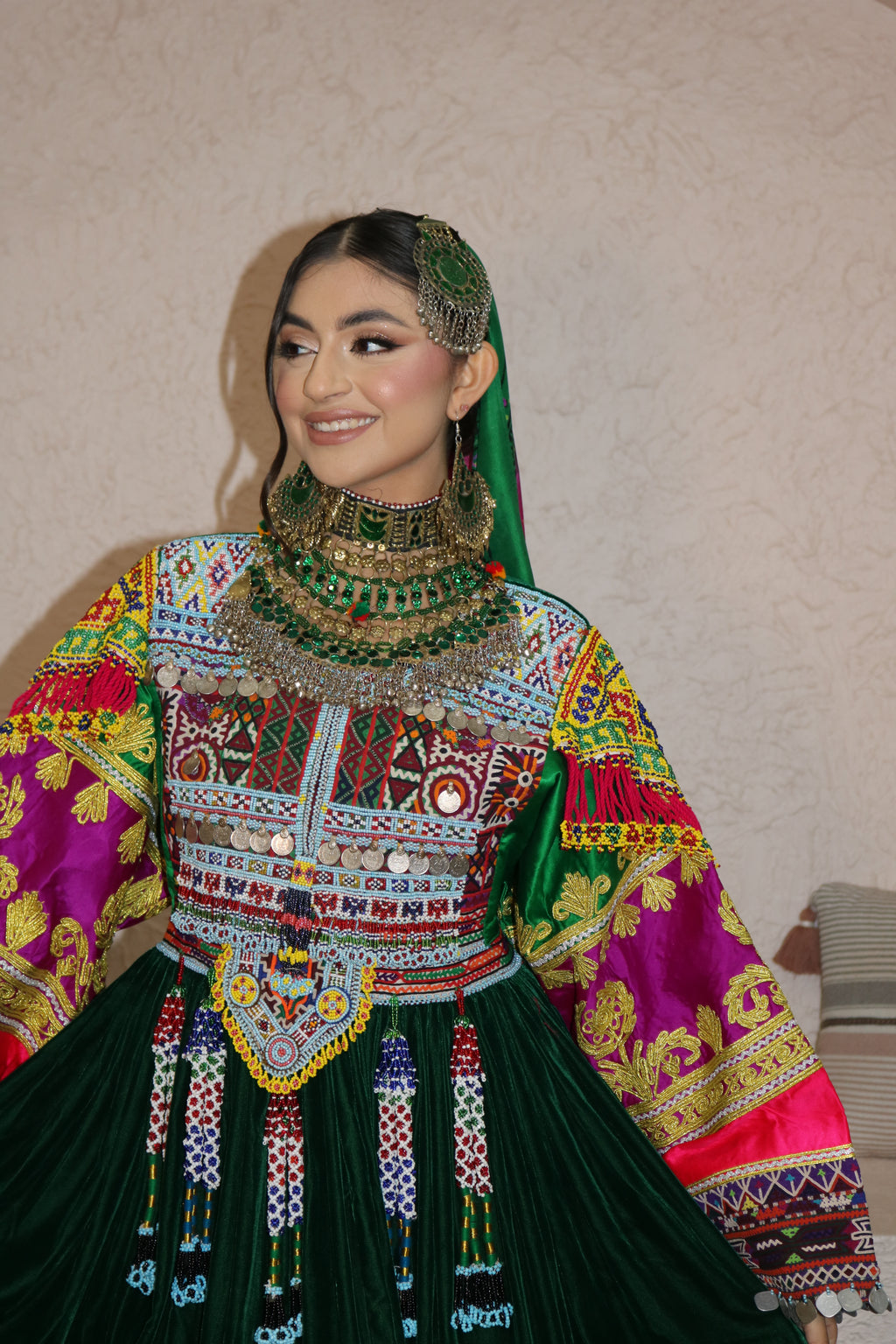 Farzaneh Afghan Kuchi Dress