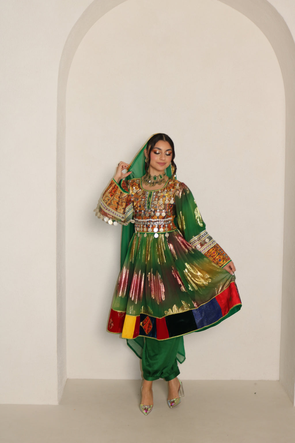 Nazanin Afghan Kuchi Dress