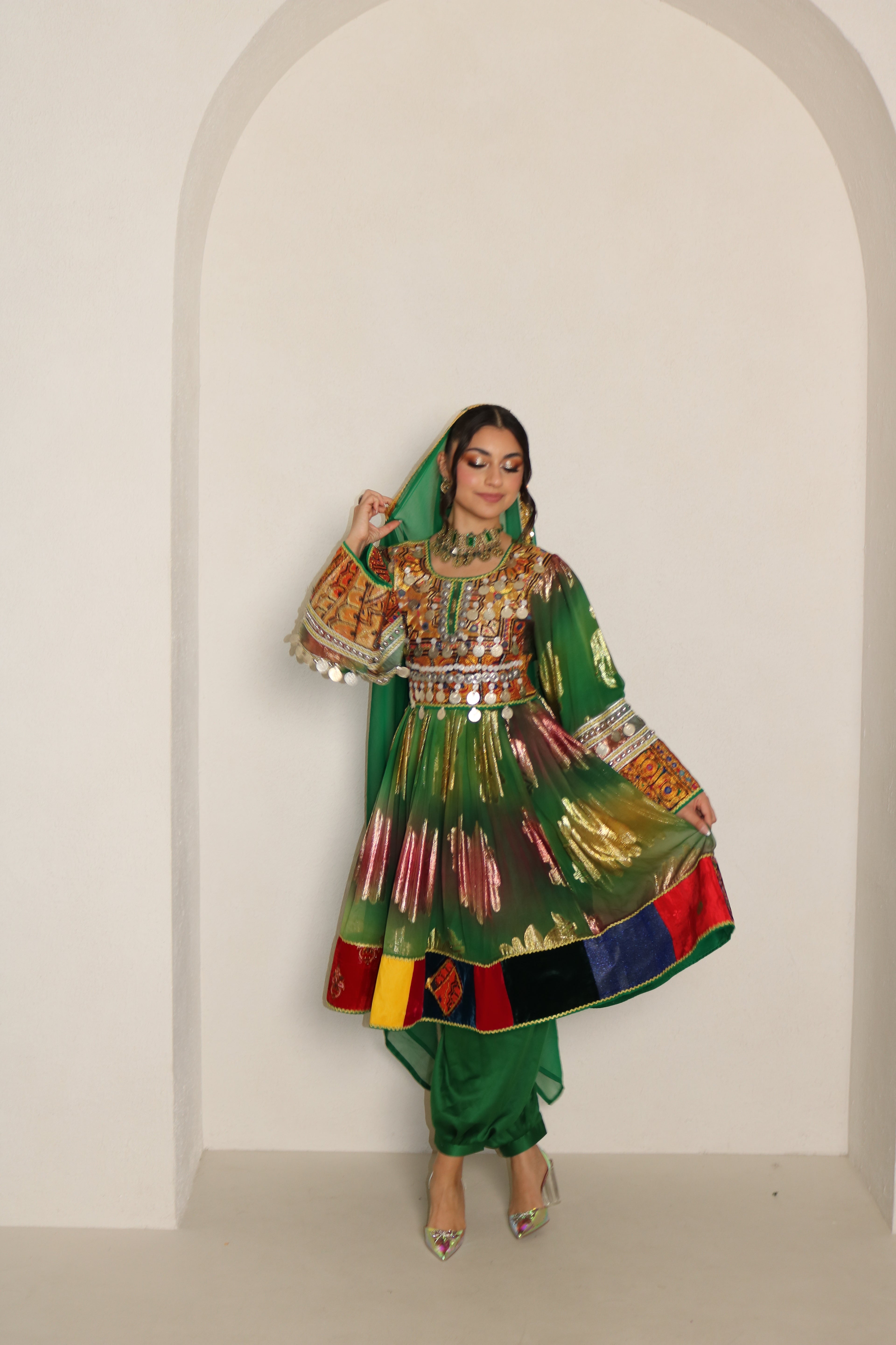 Nazanin Afghan Kuchi Dress