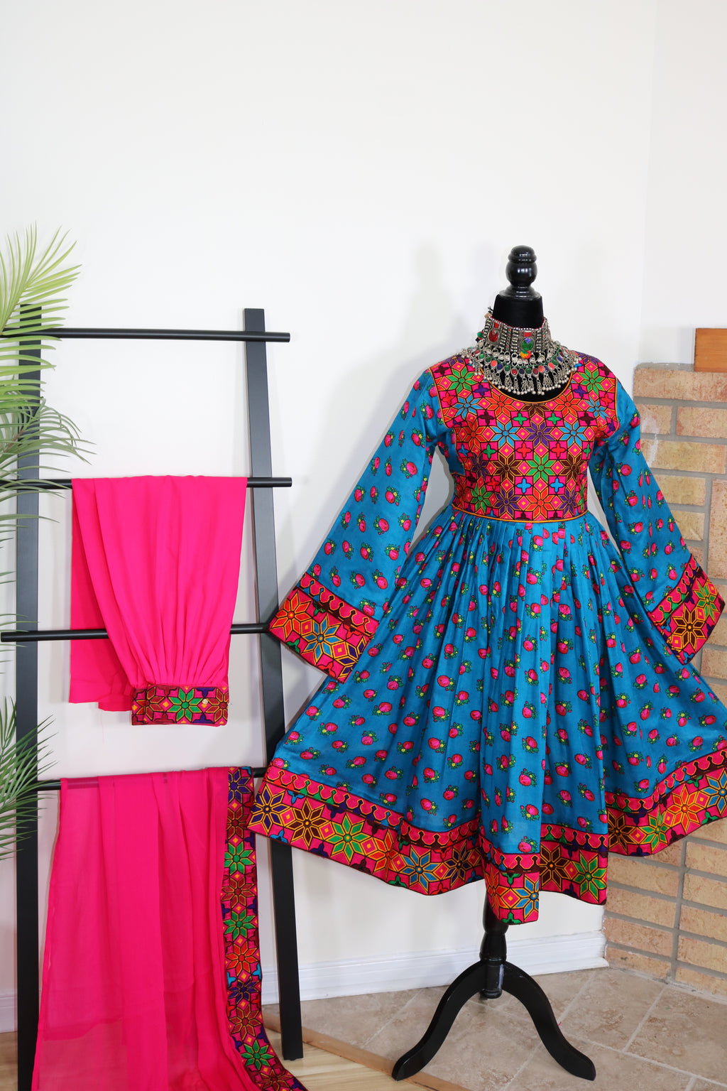 Wafaa Afghan Kuchi Dress 0564