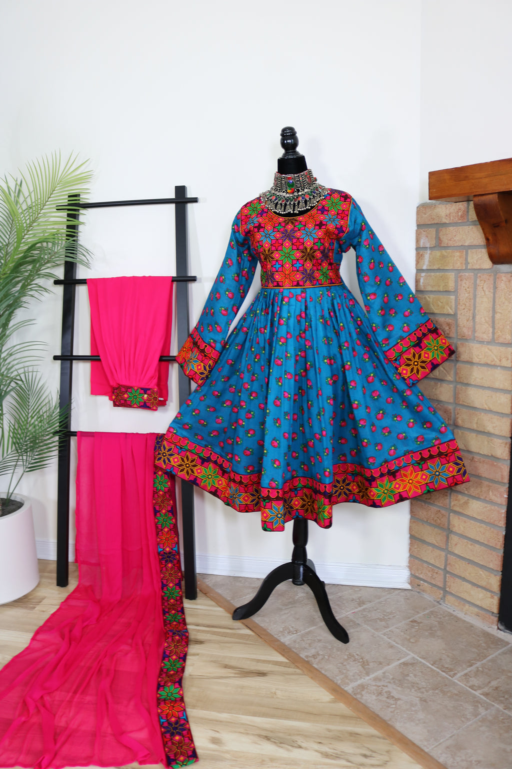 Wafaa Afghan Kuchi Dress 0564