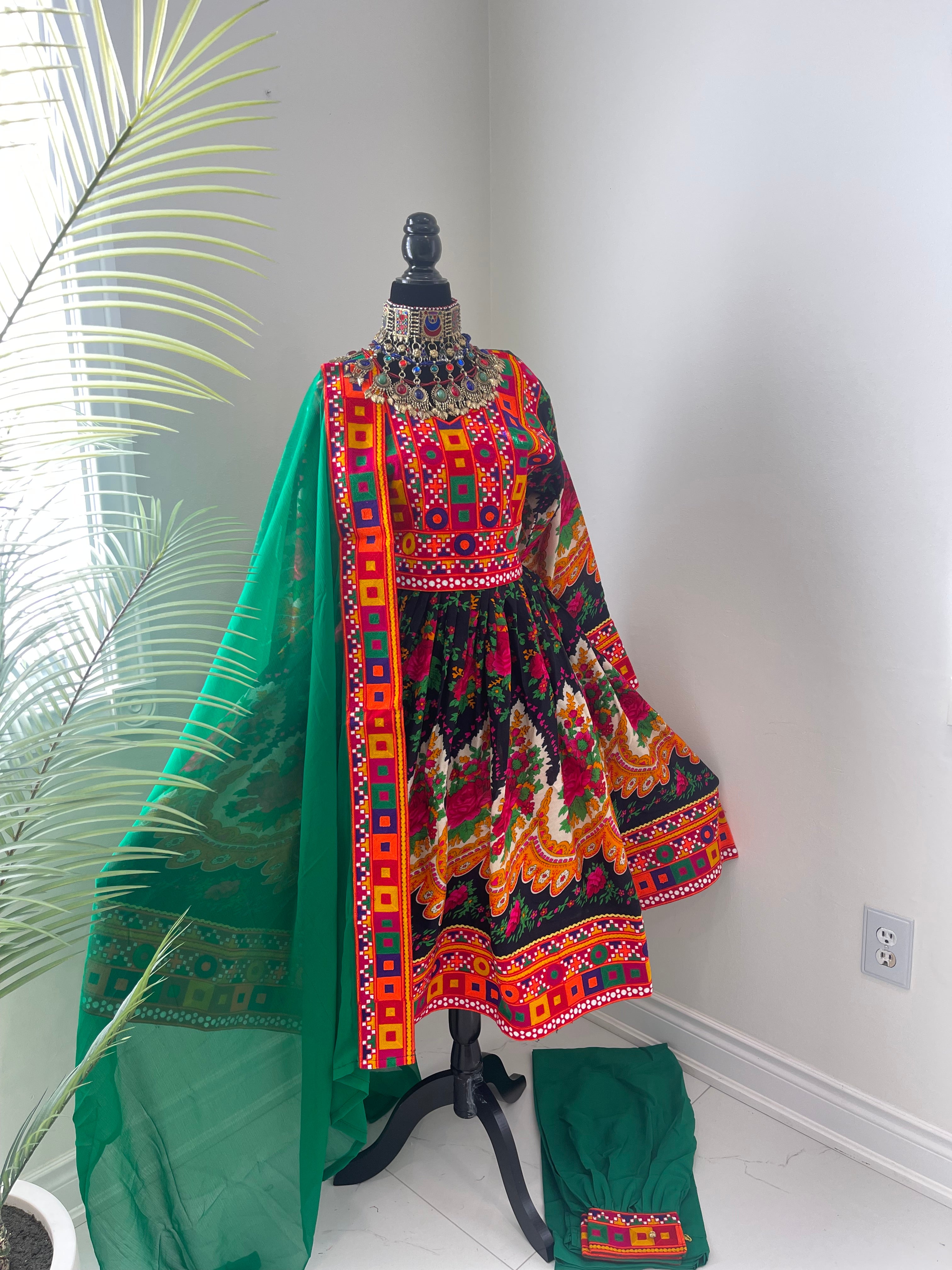 Wafaa Afghan Kuchi Dress 0513