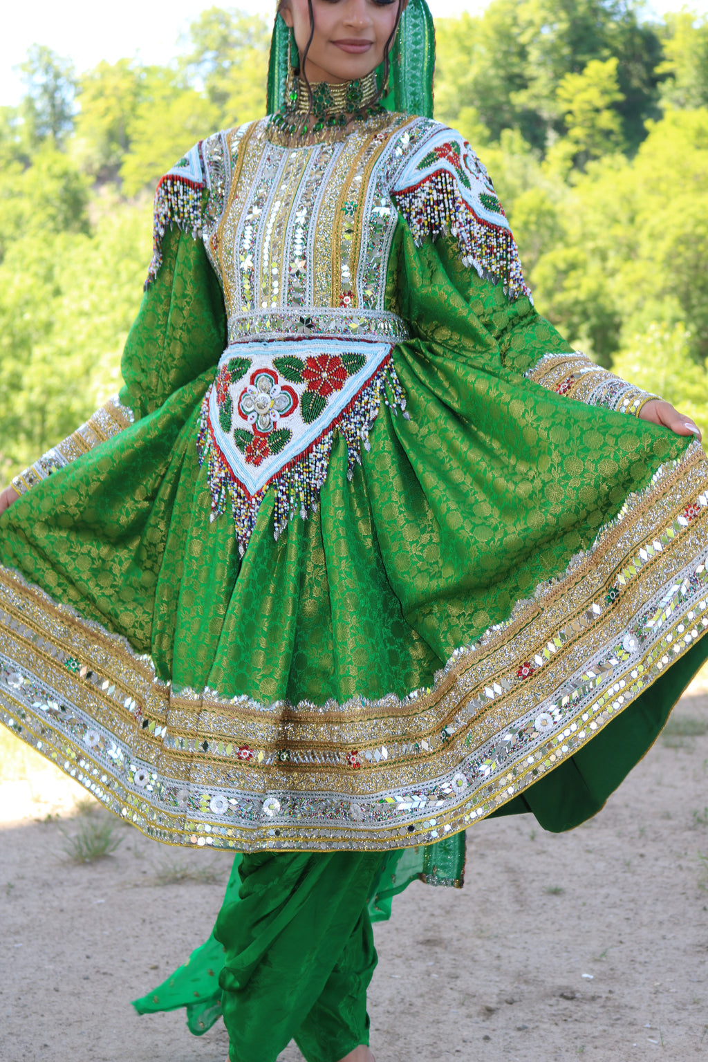 Aliya Afghan Kuchi Dress