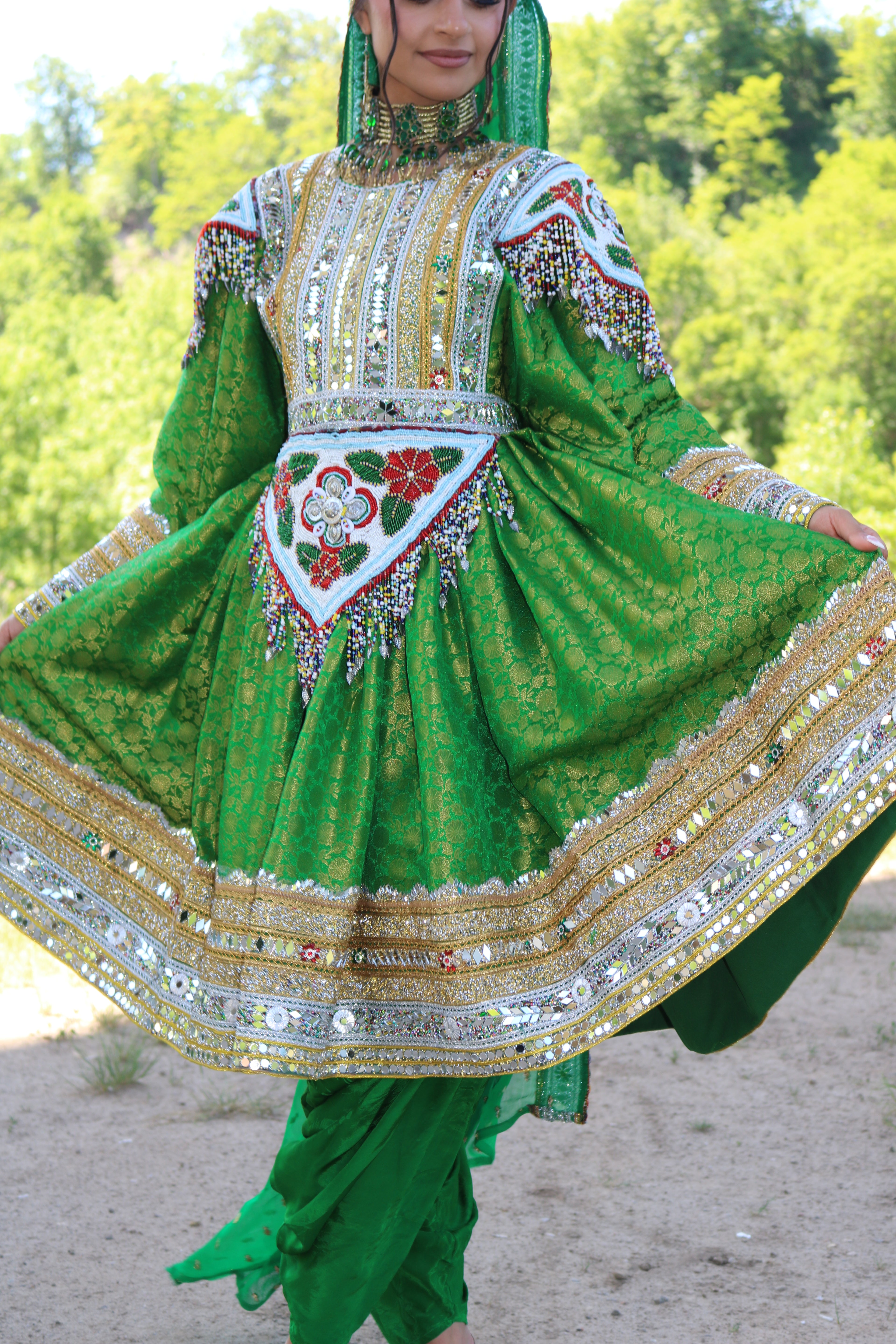 Aliya Afghan Kuchi Dress