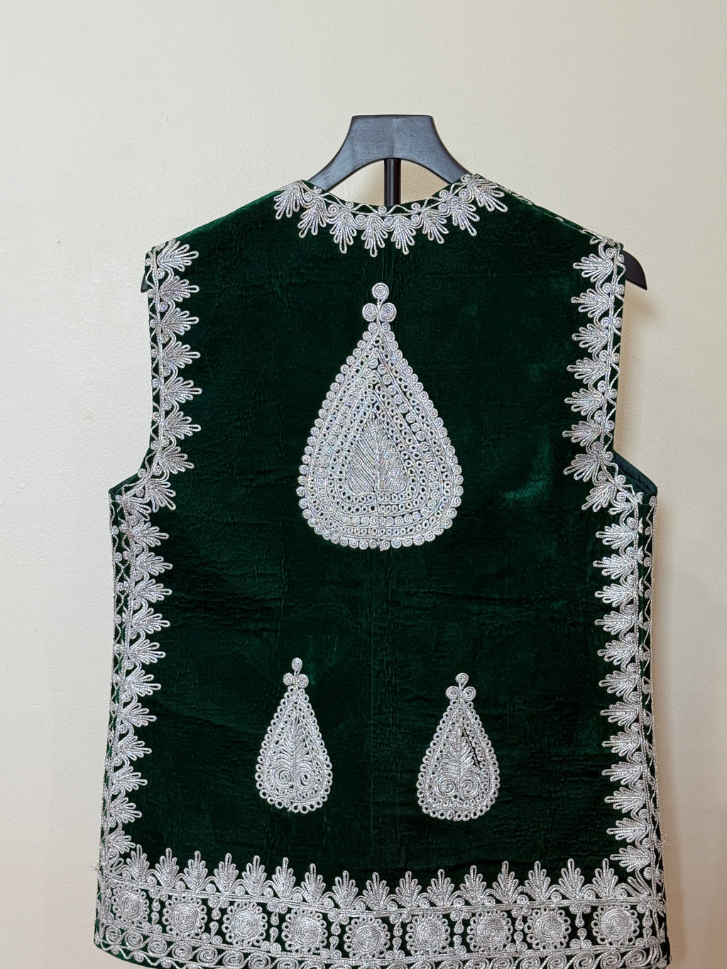 Afghan Kuchi Dress vest green