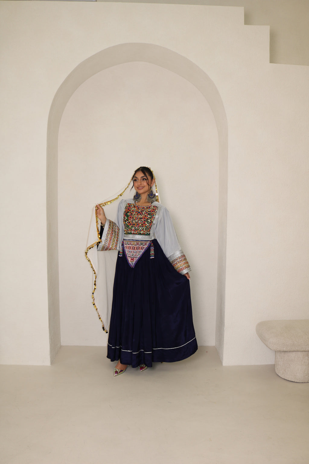 Gulrang Afghan Kuchi Dress