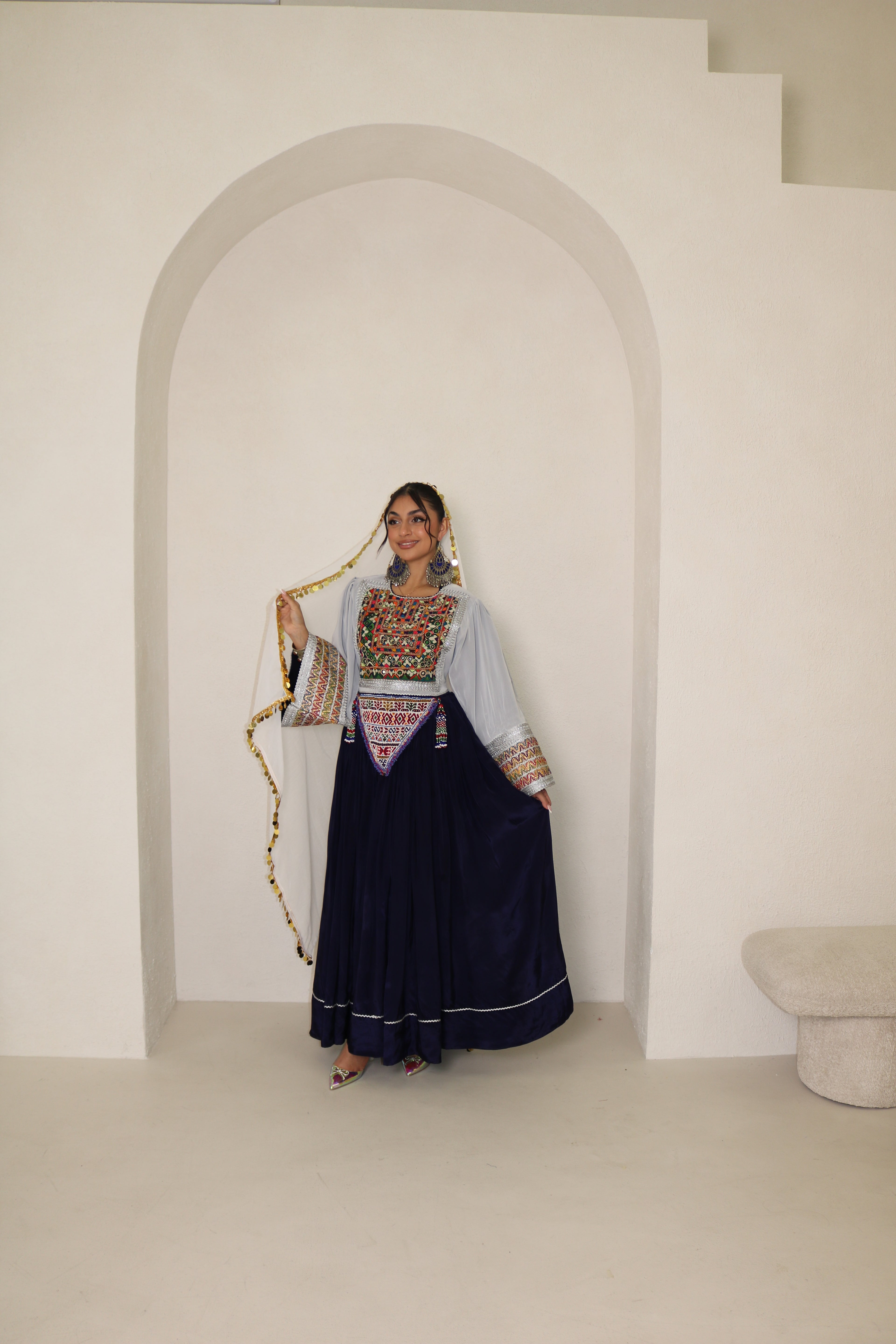 Gulrang Afghan Kuchi Dress