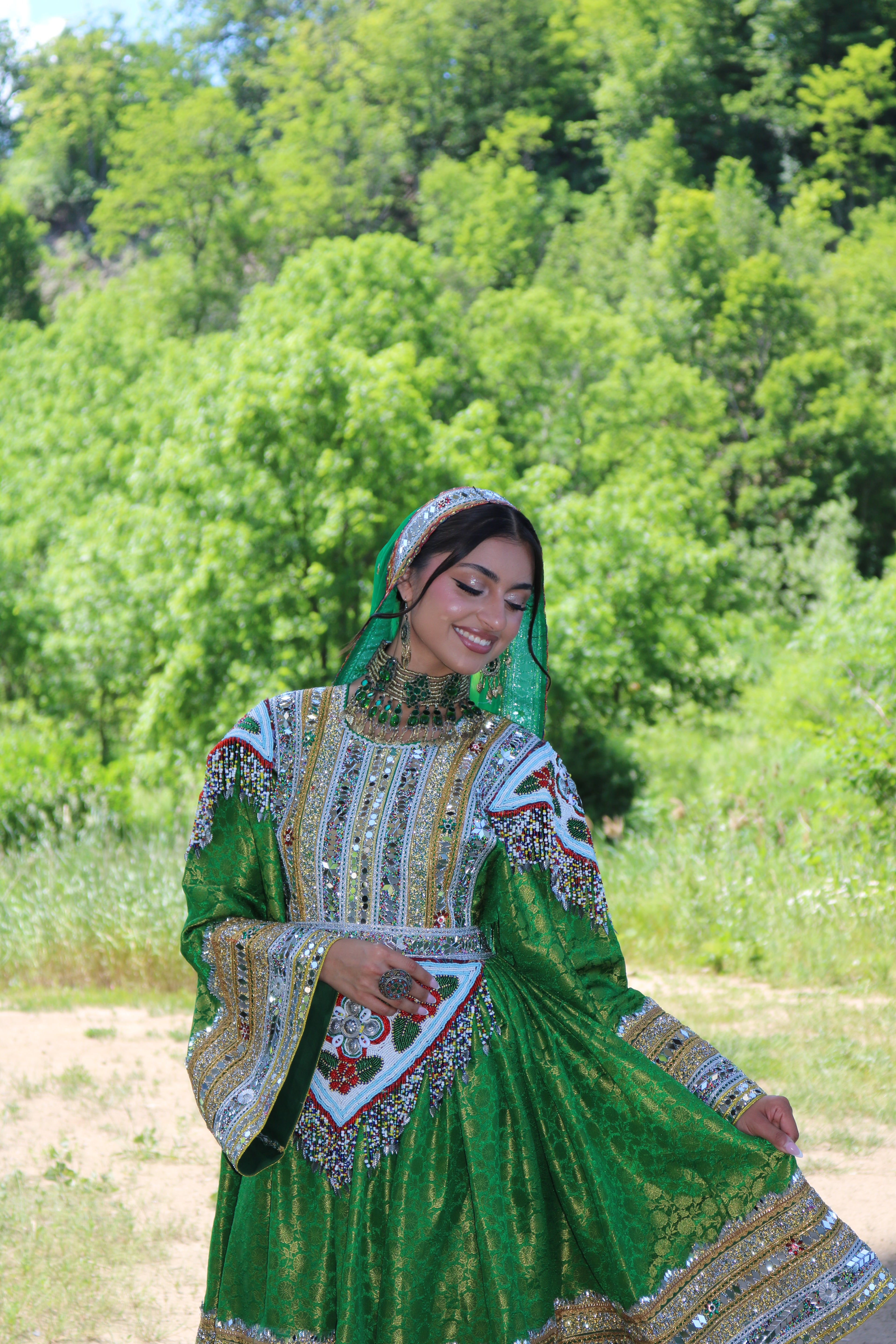 Aliya Afghan Kuchi Dress