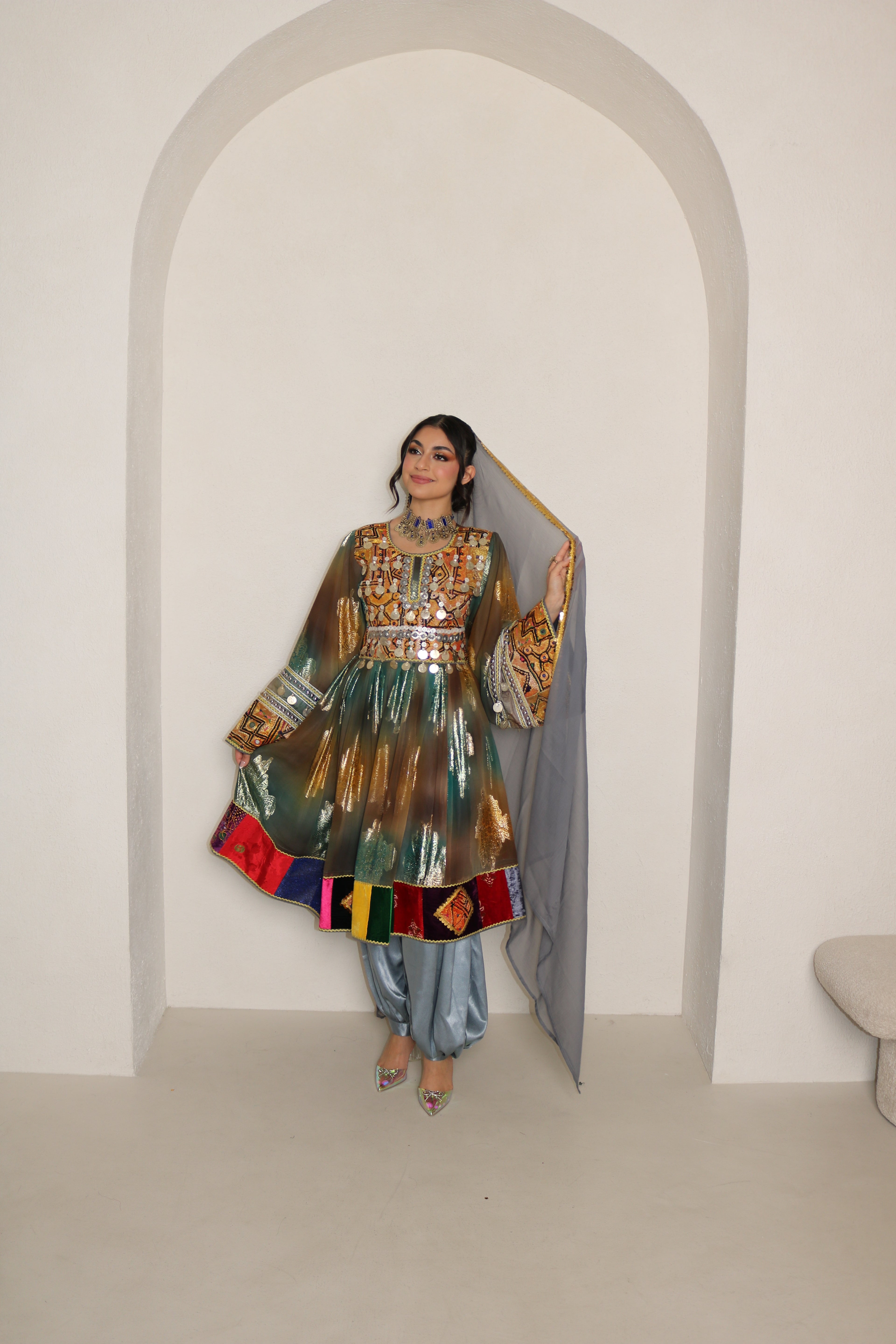 Nazanin Afghan Kuchi Dress