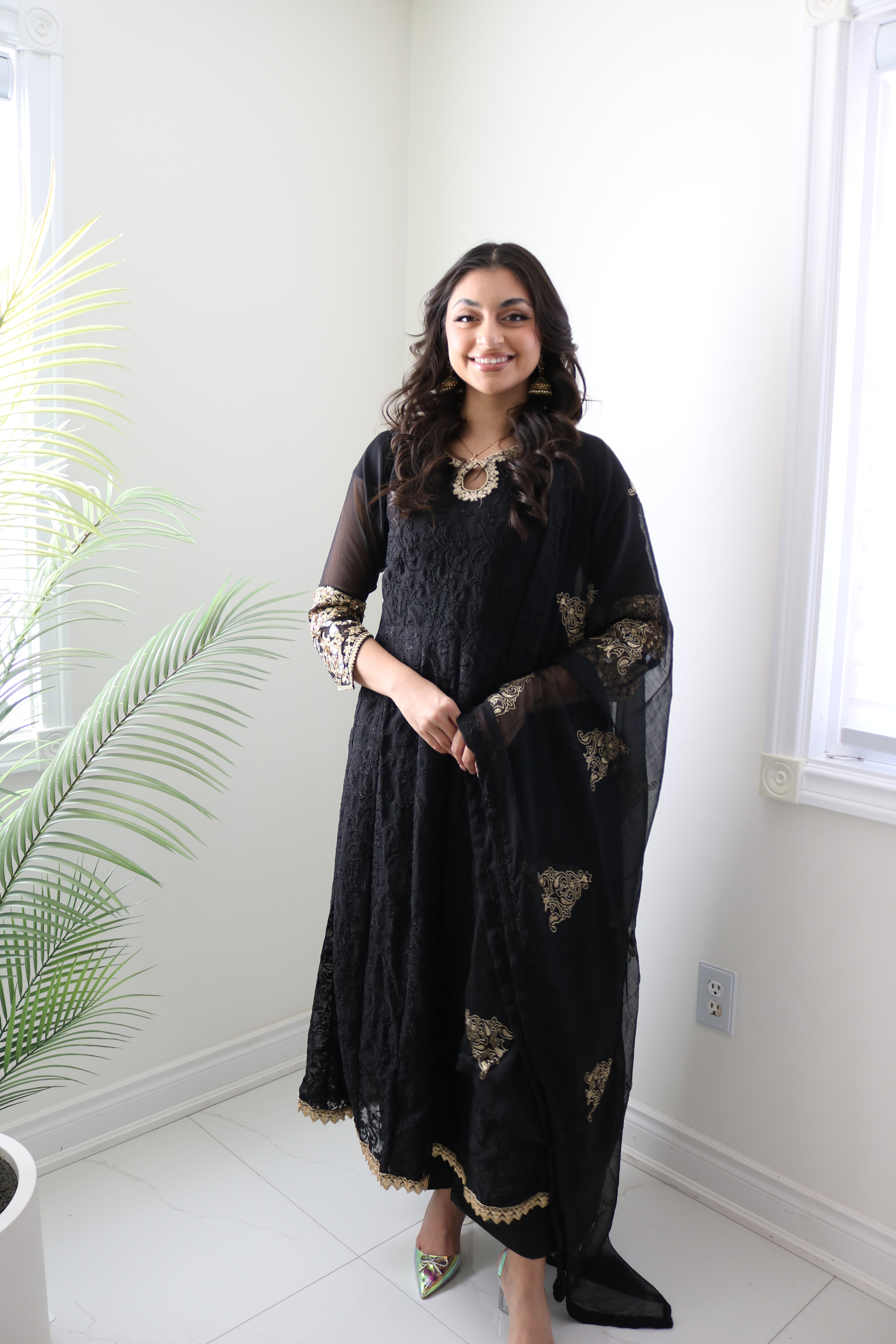 Black Kameez Salwar suit